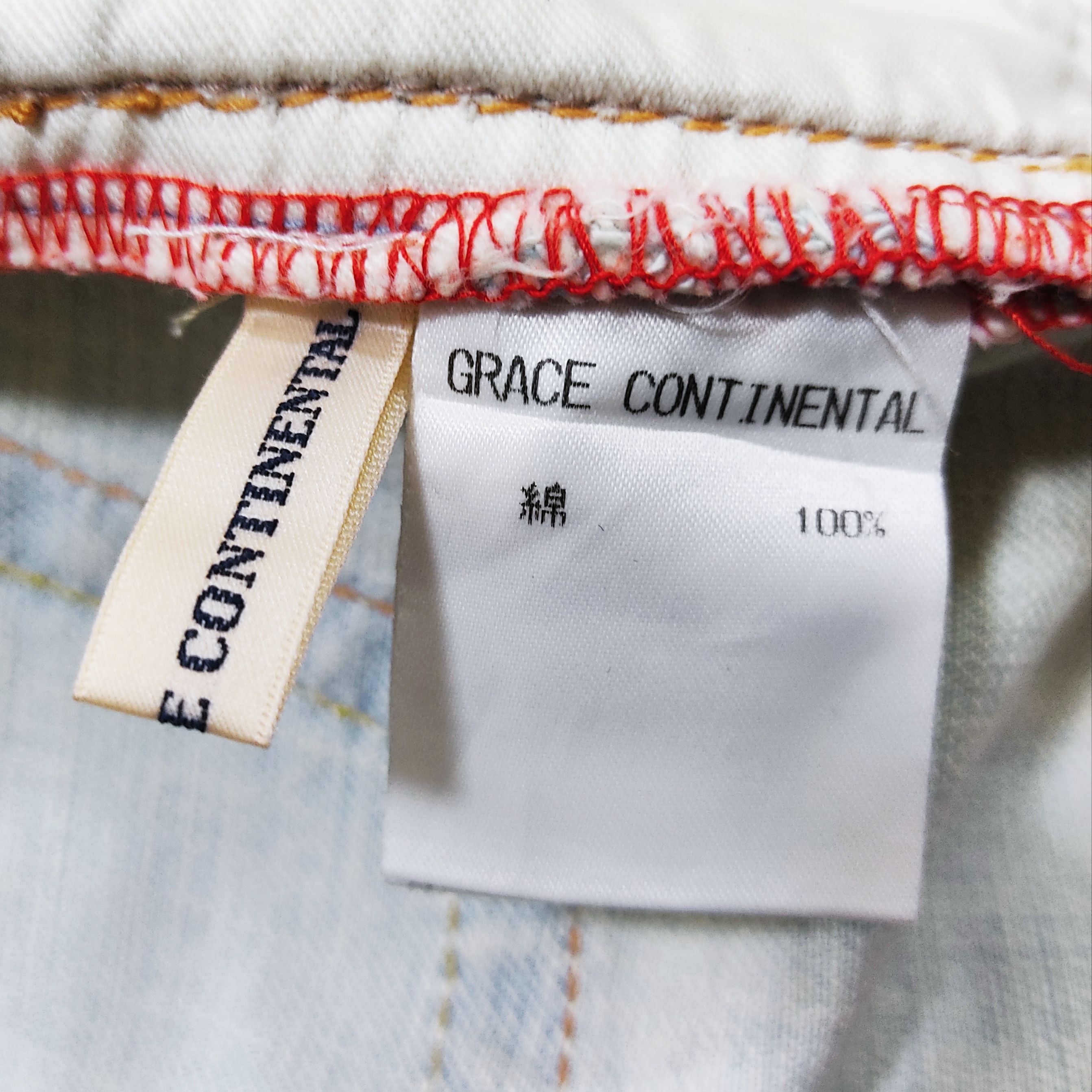 Hysteric Glamour Grace Continental - Island Co. Distressed Flare Jeans Size 29" - 8 Thumbnail