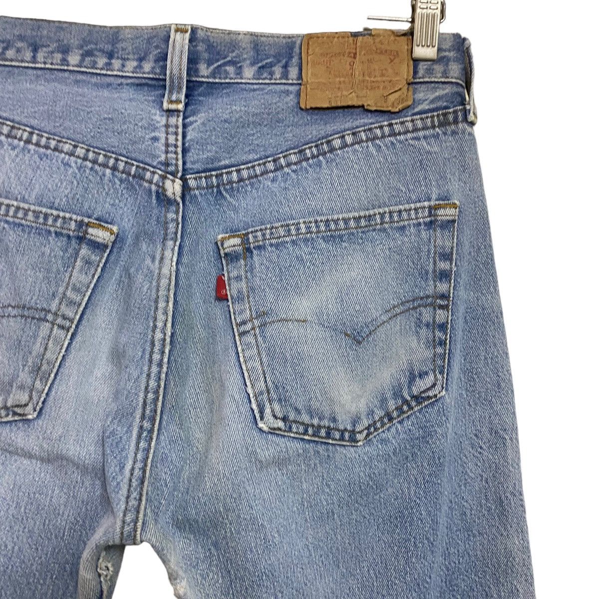 Vintage 80s Levis 501 Fade Blue Jeans
