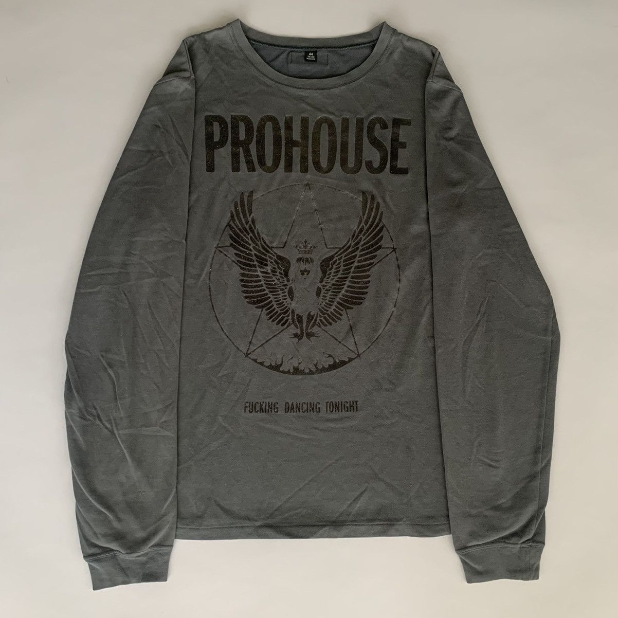 image of Lad Musician A/w02 'prohouse' Longsleeve in Grey, Men's (Size Medium)