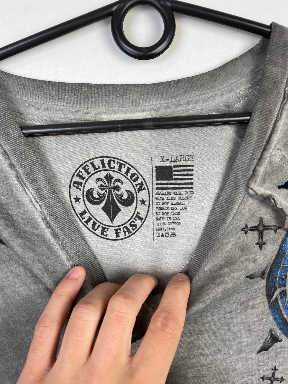 Vintage Affliction vintage t-shirt size XL Size US XL / EU 56 / 4 - 5 Thumbnail