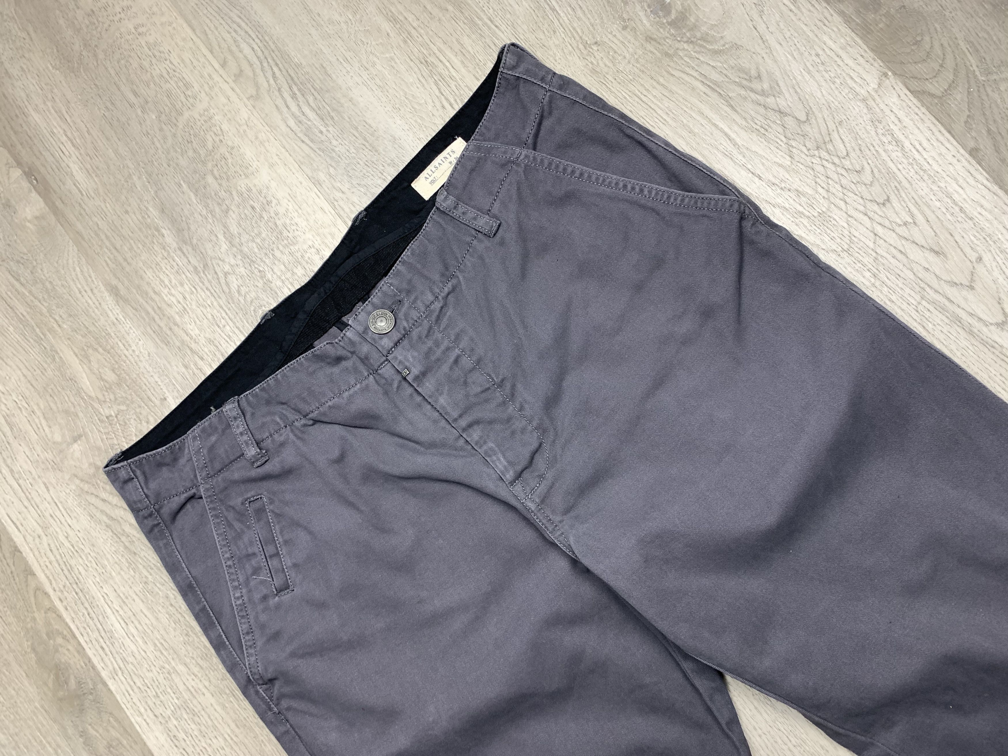 Allsaints Allsaints Spitalfields Mens Chino Pants Size US 34 / EU 50 - 2 Thumbnail