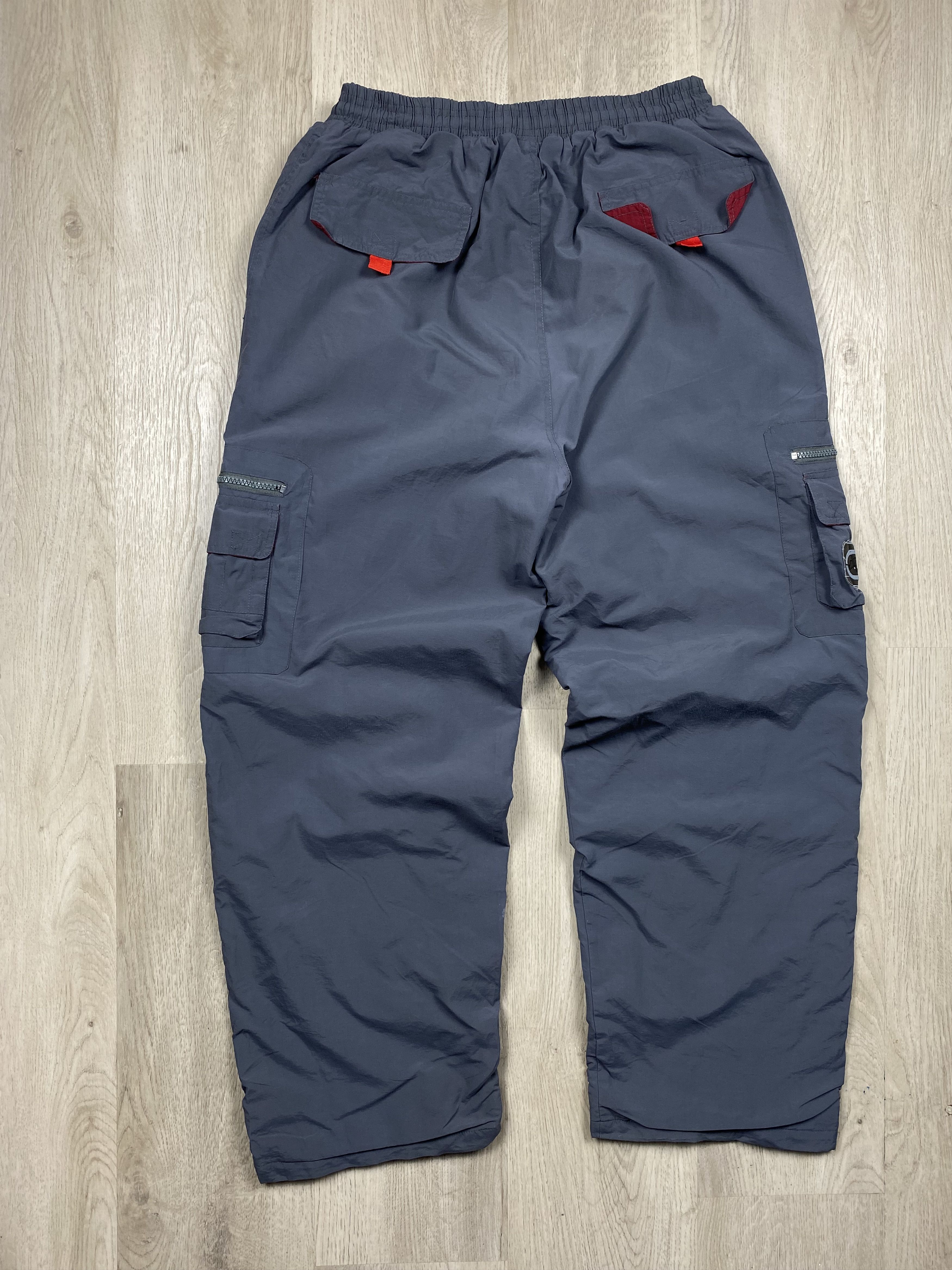 Ecko Unltd. Ecko Unltd. Vintage Baggy Cargo Nylon Rap Pants Insulated Size US 36 / EU 52 - 10 Thumbnail