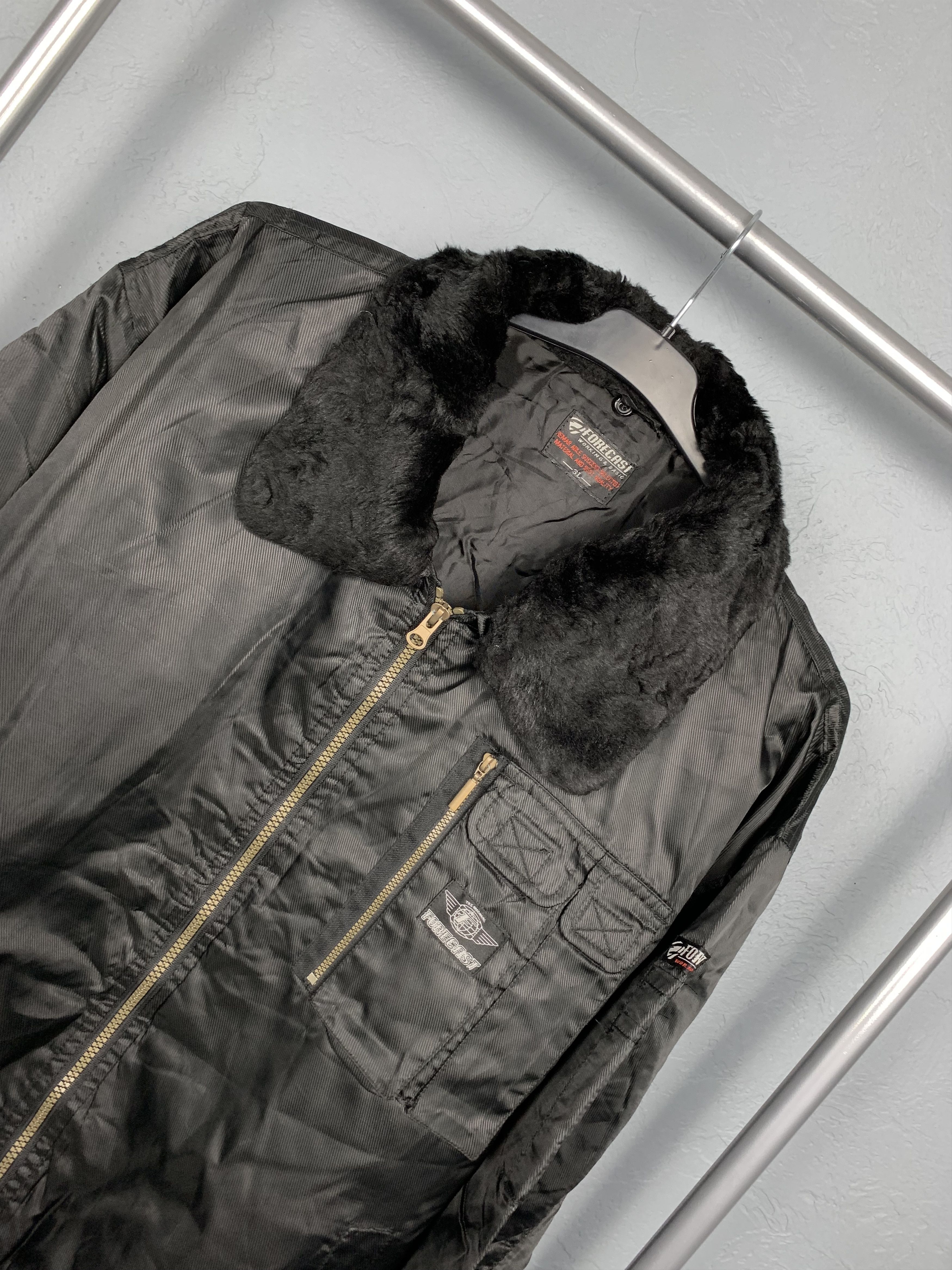 Japanese Brand Forecast 90s Vintage Mens Nylon Bomber Jacket Size US L / EU 52-54 / 3 - 2 Thumbnail