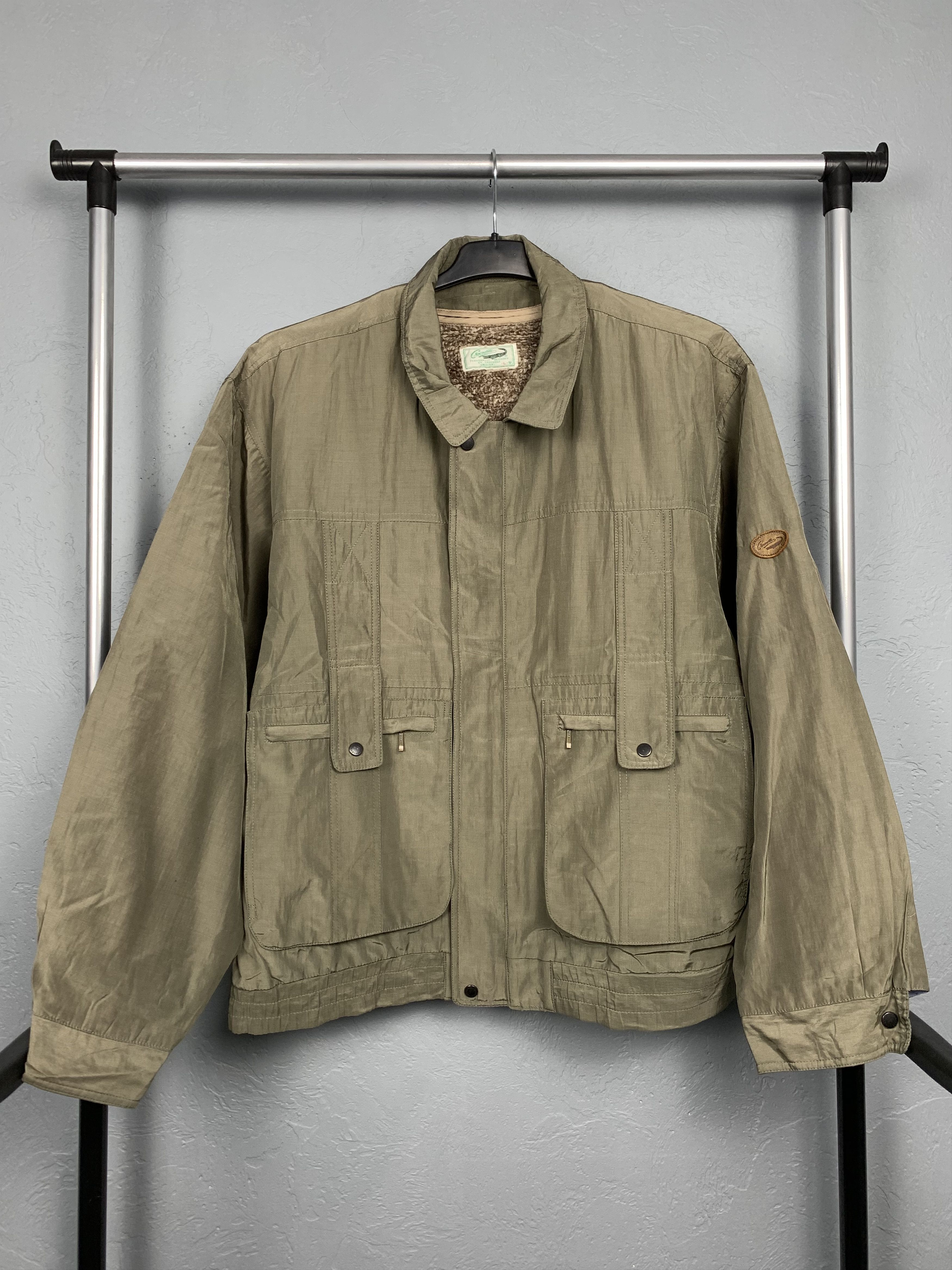 Japanese Brand Crocodile 90s Vintage Mens Nylon Bomber Jacket Size US L / EU 52-54 / 3 - 1 Thumbnail