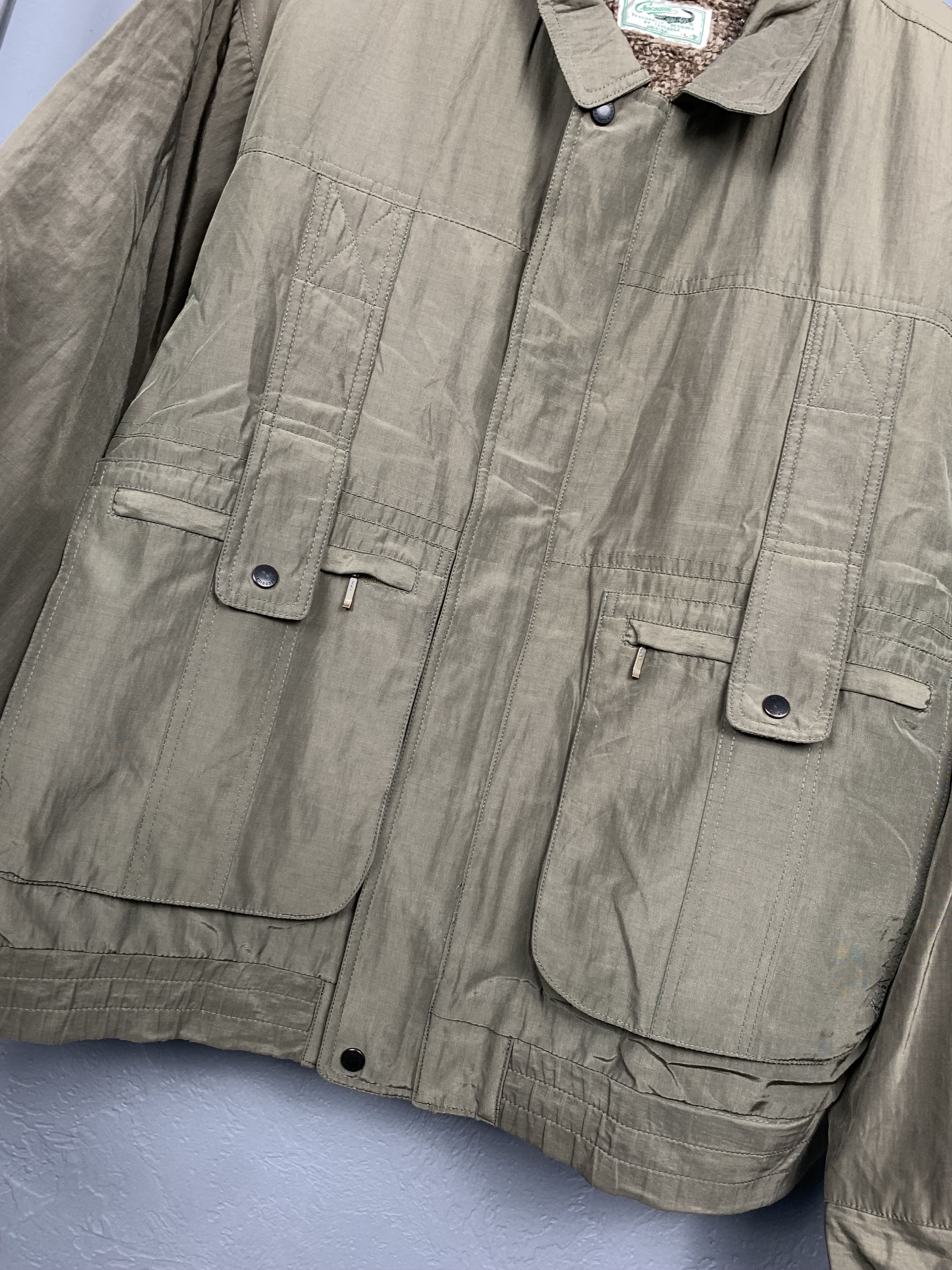 Japanese Brand Crocodile 90s Vintage Mens Nylon Bomber Jacket Size US L / EU 52-54 / 3 - 4 Thumbnail