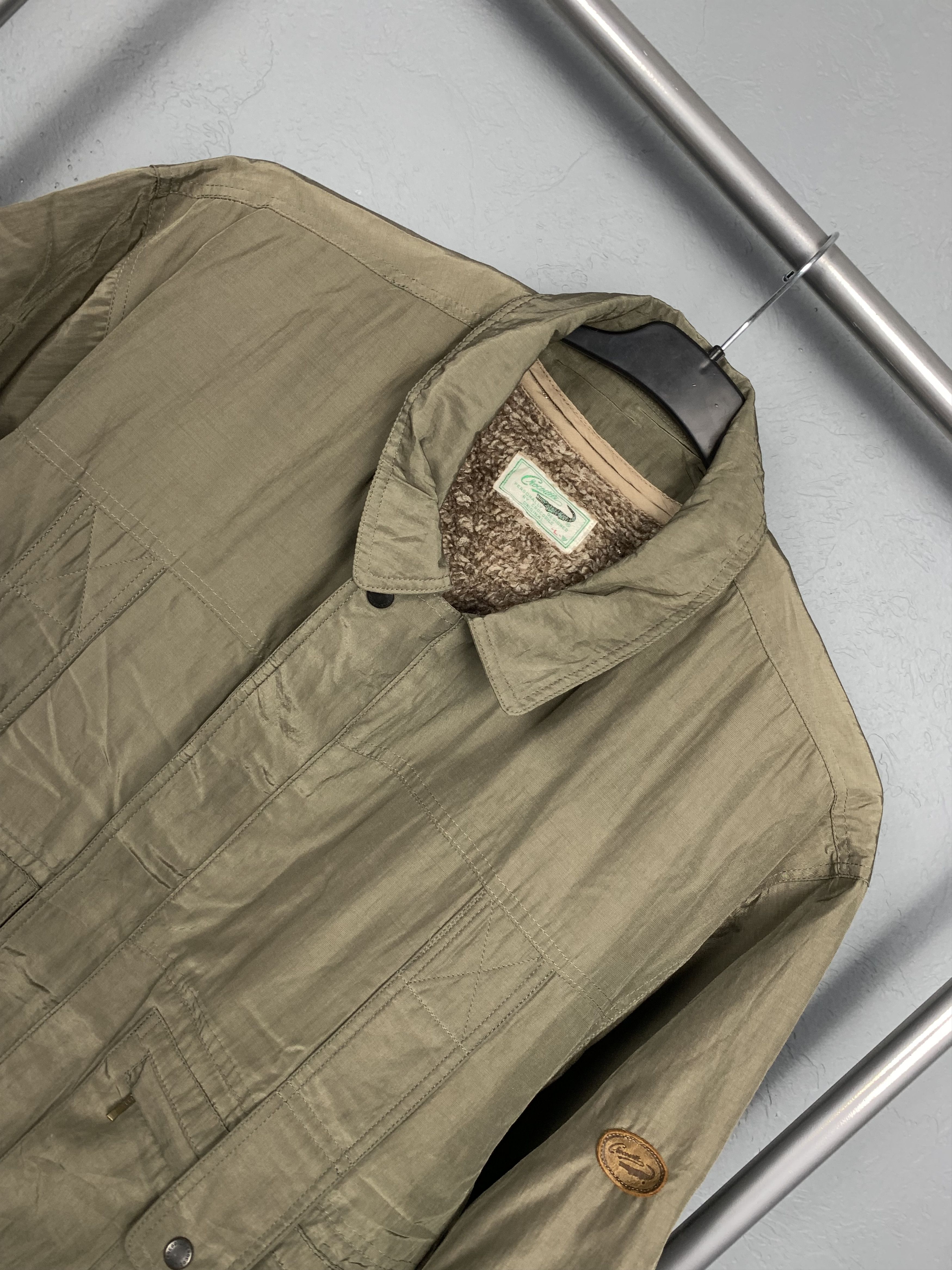 Japanese Brand Crocodile 90s Vintage Mens Nylon Bomber Jacket Size US L / EU 52-54 / 3 - 2 Thumbnail
