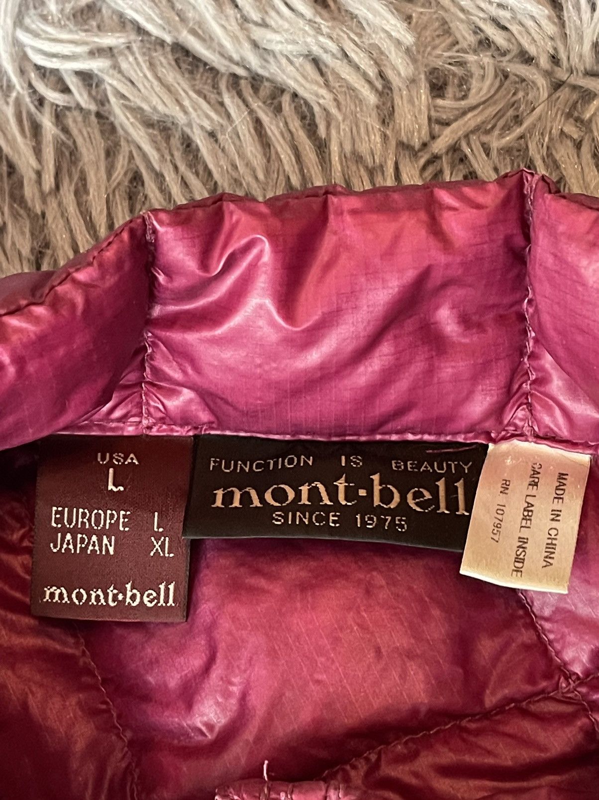 Montbell × Vintage Montbell gorpcore 00s vintage quilted puffer down jacket Size L / US 10 / IT 46 - 4 Thumbnail