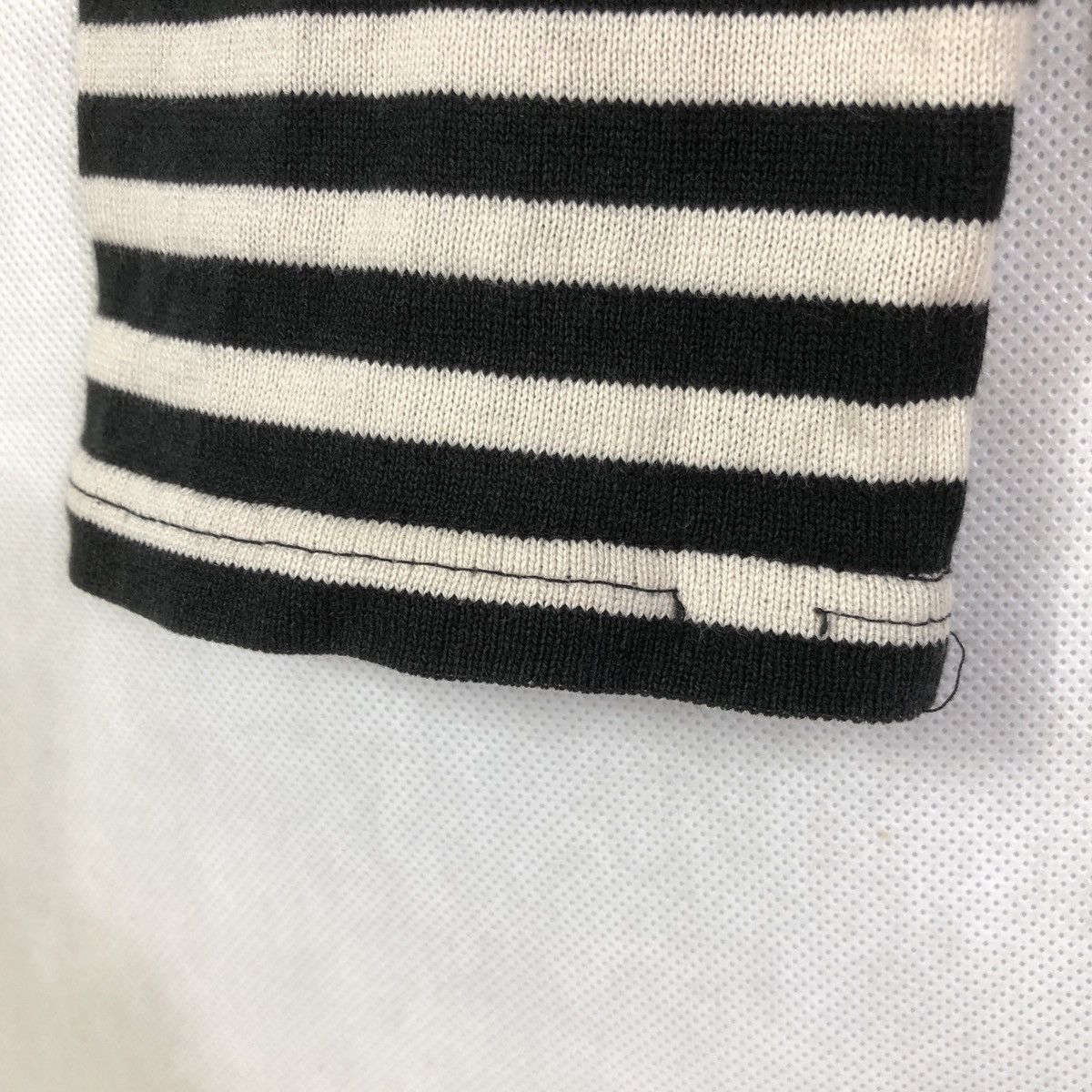 Hai Sporting Gear × Issey Miyake Hai Sporting Gear by Issey Miyake Designer Stripes Tshirt Size M / US 6-8 / IT 42-44 - 6 Thumbnail