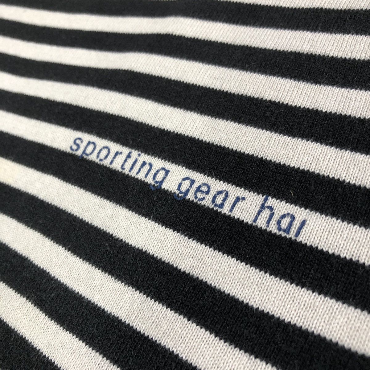 Hai Sporting Gear × Issey Miyake Hai Sporting Gear by Issey Miyake Designer Stripes Tshirt Size M / US 6-8 / IT 42-44 - 10 Thumbnail