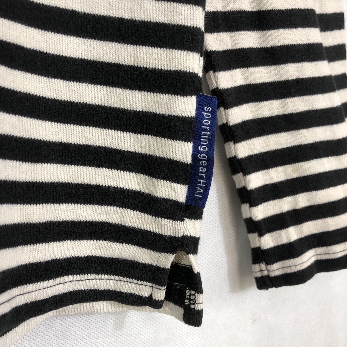 Hai Sporting Gear × Issey Miyake Hai Sporting Gear by Issey Miyake Designer Stripes Tshirt Size M / US 6-8 / IT 42-44 - 5 Thumbnail