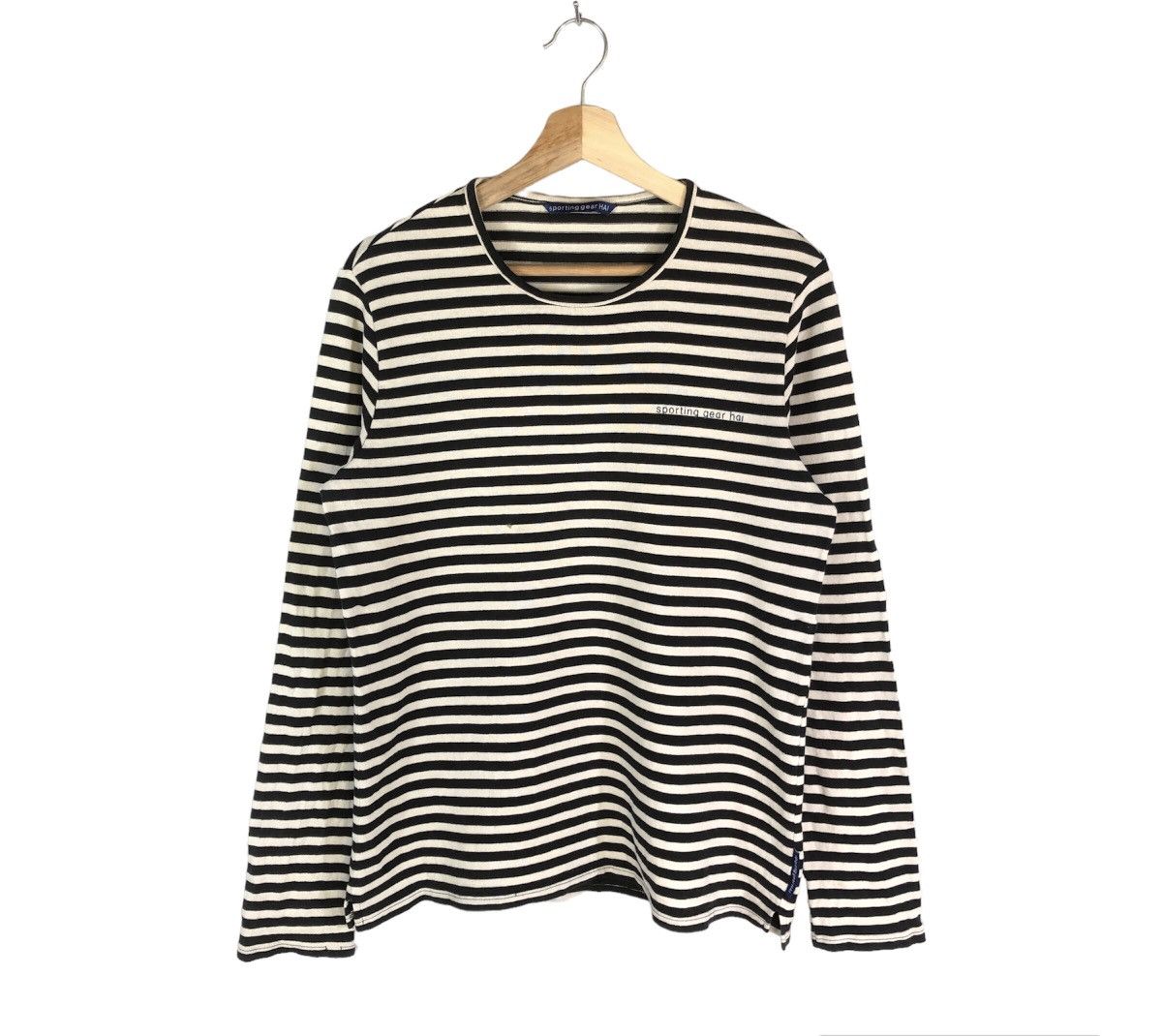 Hai Sporting Gear × Issey Miyake Hai Sporting Gear by Issey Miyake Designer Stripes Tshirt Size M / US 6-8 / IT 42-44 - 1 Thumbnail