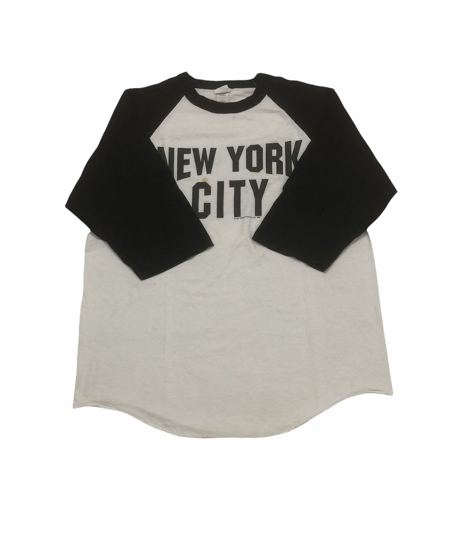 Vintage Vintage Raglan New York City 3Q Tee Size US L / EU 52-54 / 3 - 1 Thumbnail