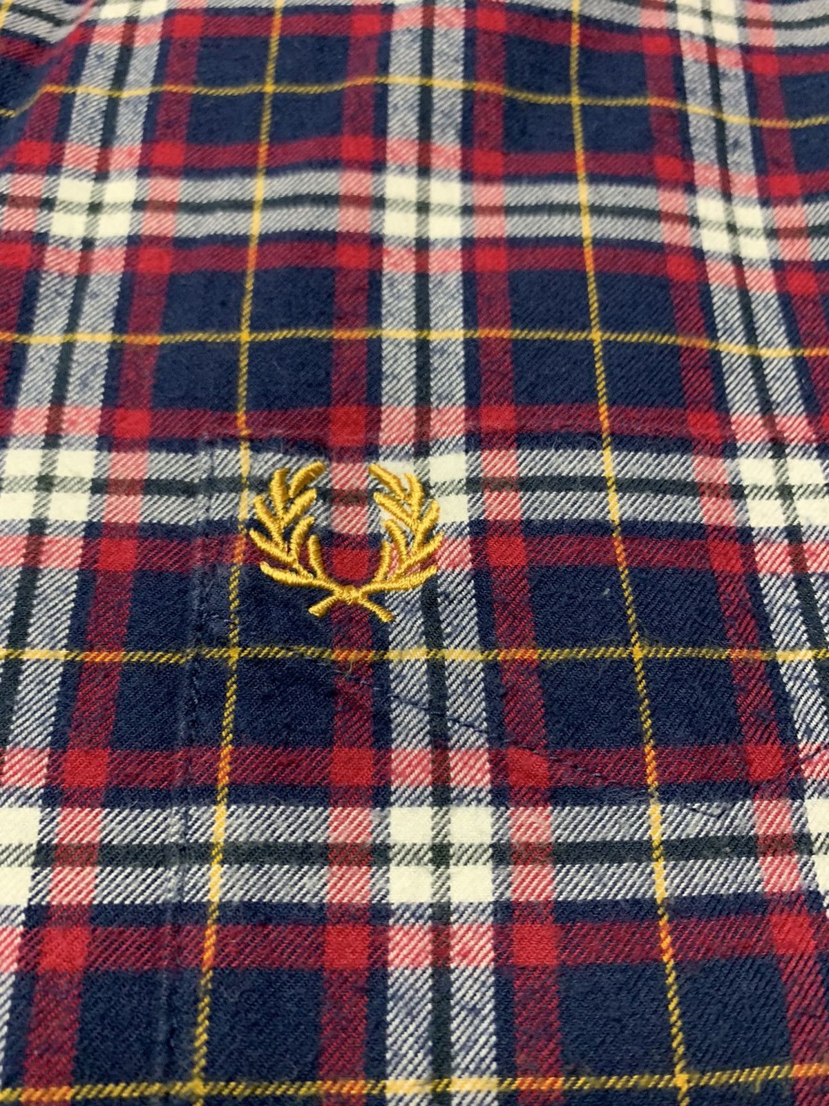 Other Vintage Fred Perry plaid shirt logo size L Size US L / EU 52-54 / 3 - 5 Thumbnail