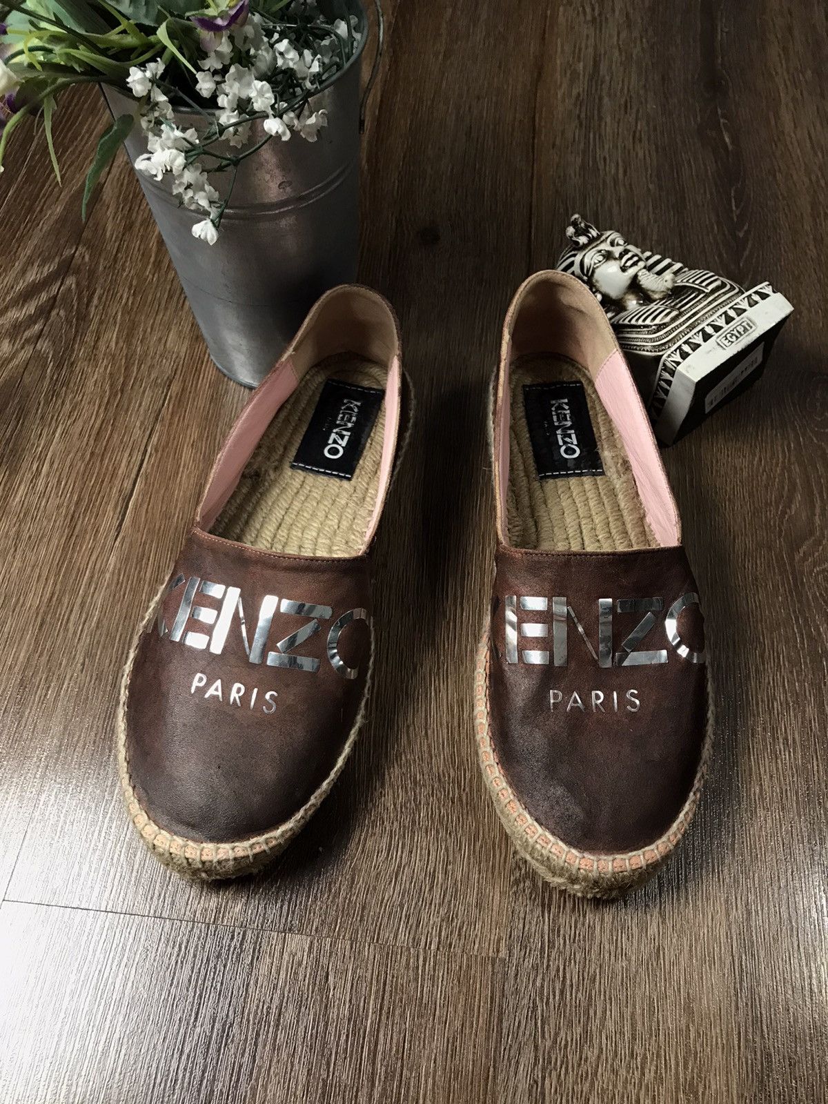 Kenzo Kenzo Paris Head Espadrilles slip on Size US 5 / EU 37 - 1 Thumbnail