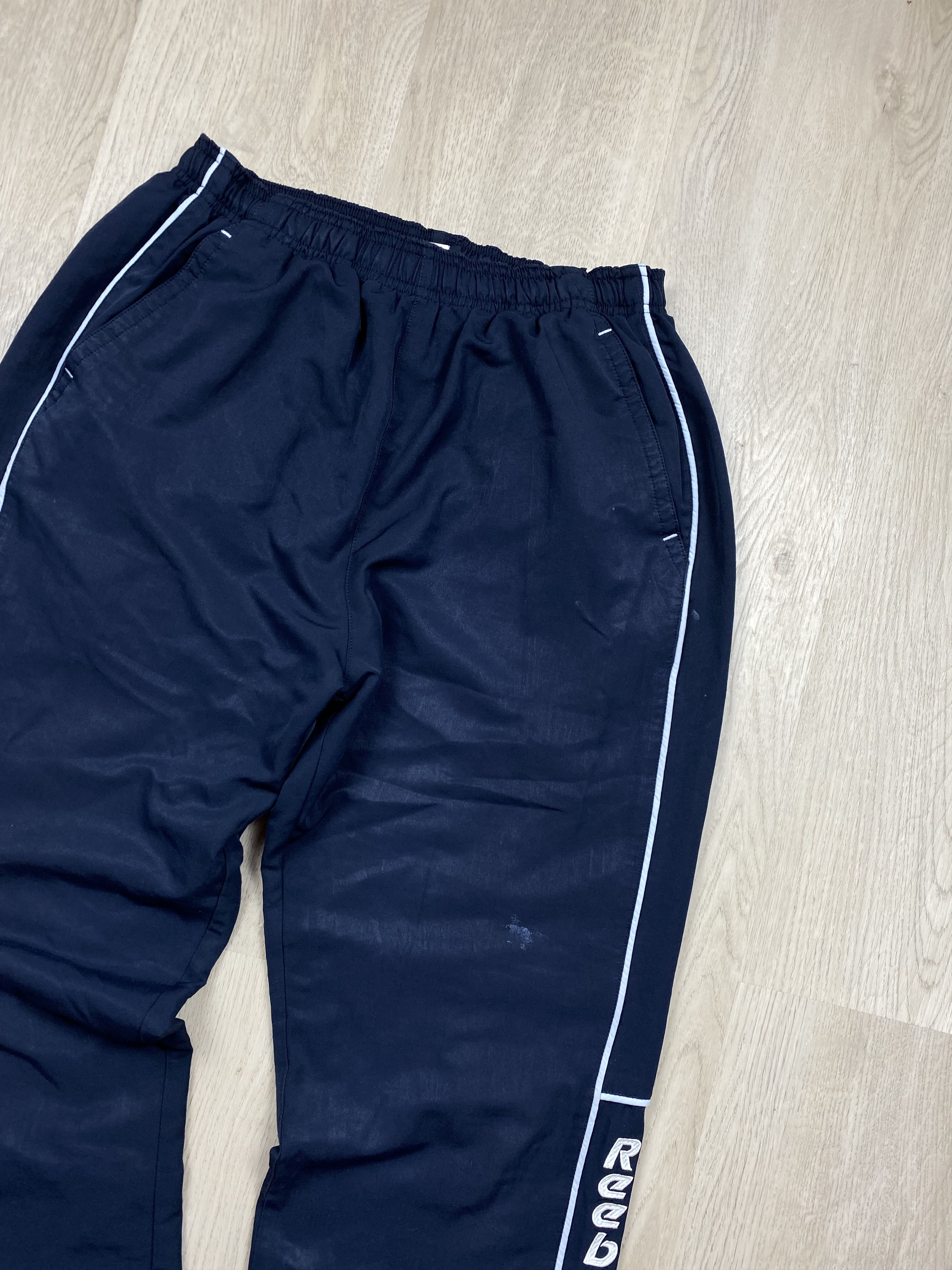 Reebok Reebok Vintage Mens Nylon Pants Thrashed Y2K Drill style Size US 30 / EU 46 - 2 Thumbnail