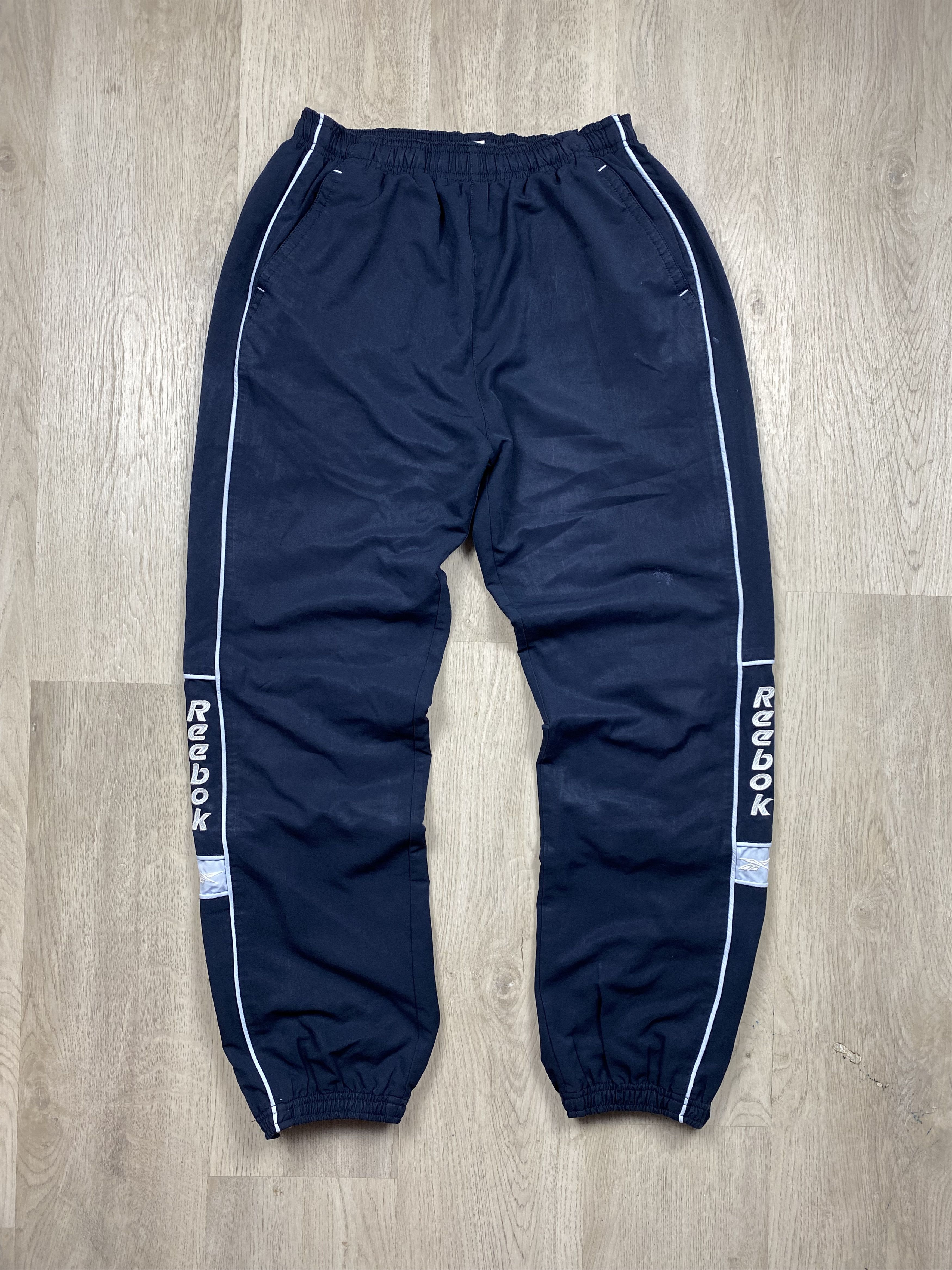 Reebok Reebok Vintage Mens Nylon Pants Thrashed Y2K Drill style Size US 30 / EU 46 - 1 Thumbnail