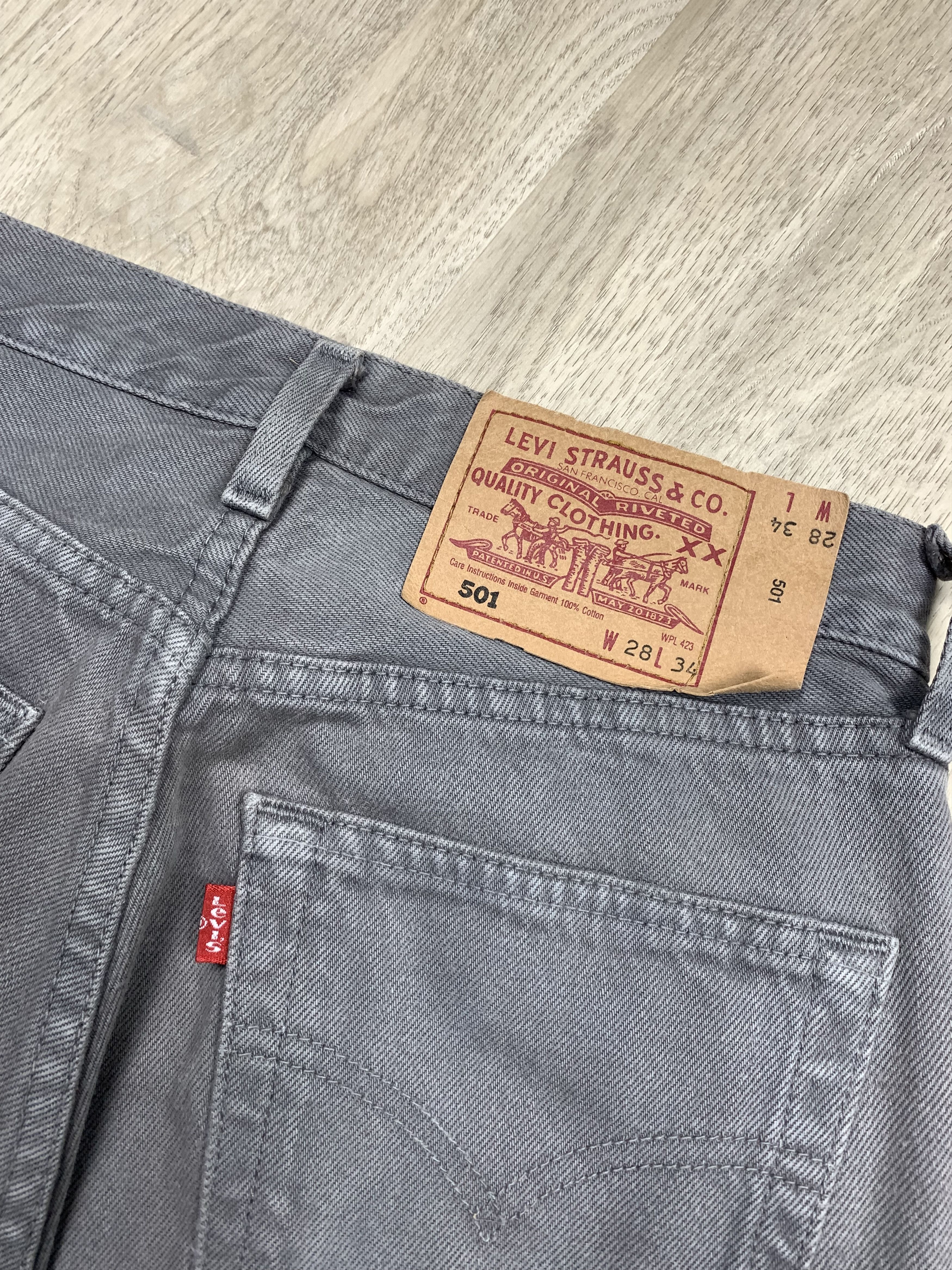 Levi's Levis 501 Vintage Mens Denim Pants Jeans Size US 28 / EU 44 - 3 Thumbnail