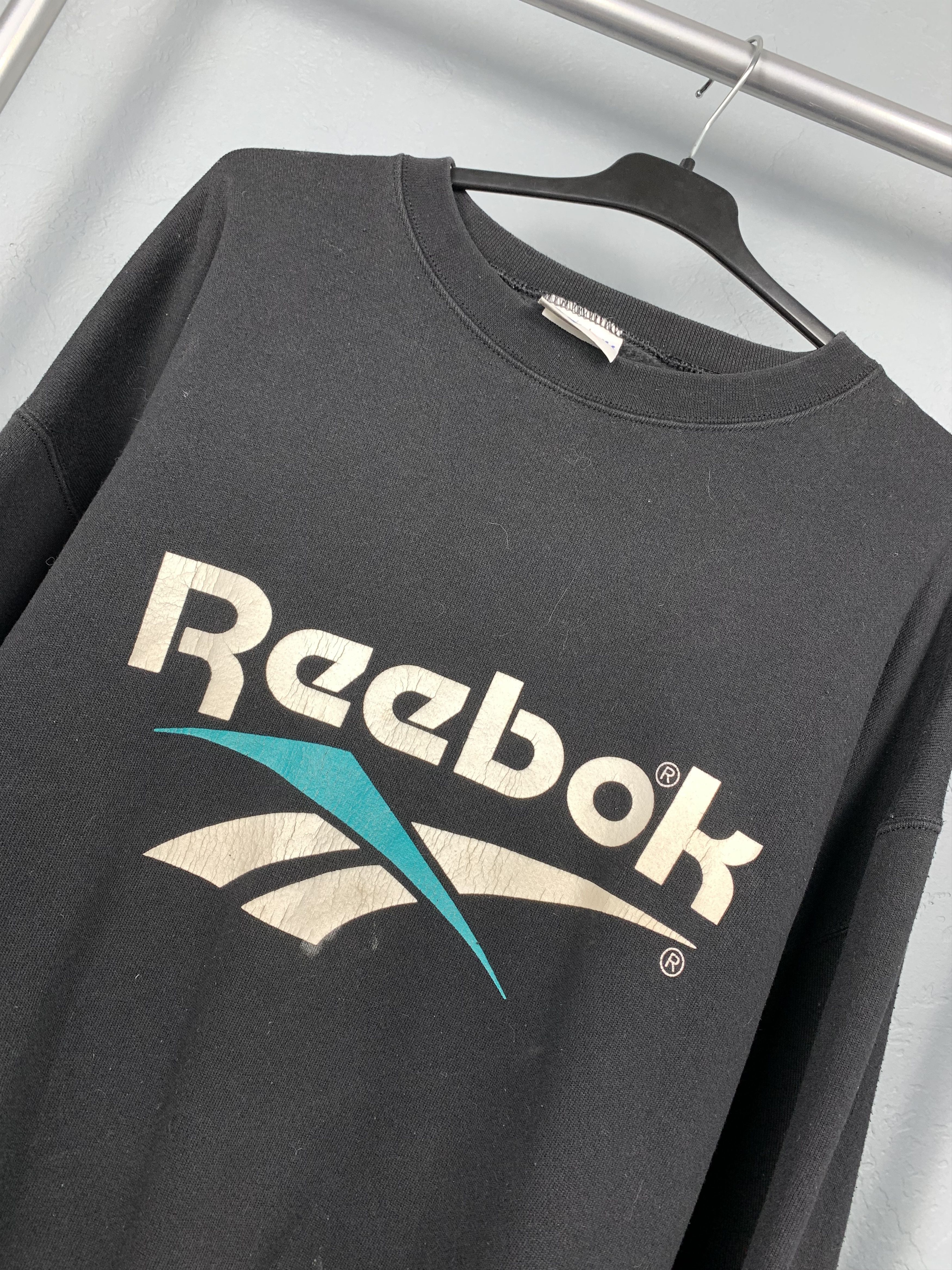 Reebok Reebok 90s Vintage Mens Sweatshirt Made in USA Size US XL / EU 56 / 4 - 2 Thumbnail