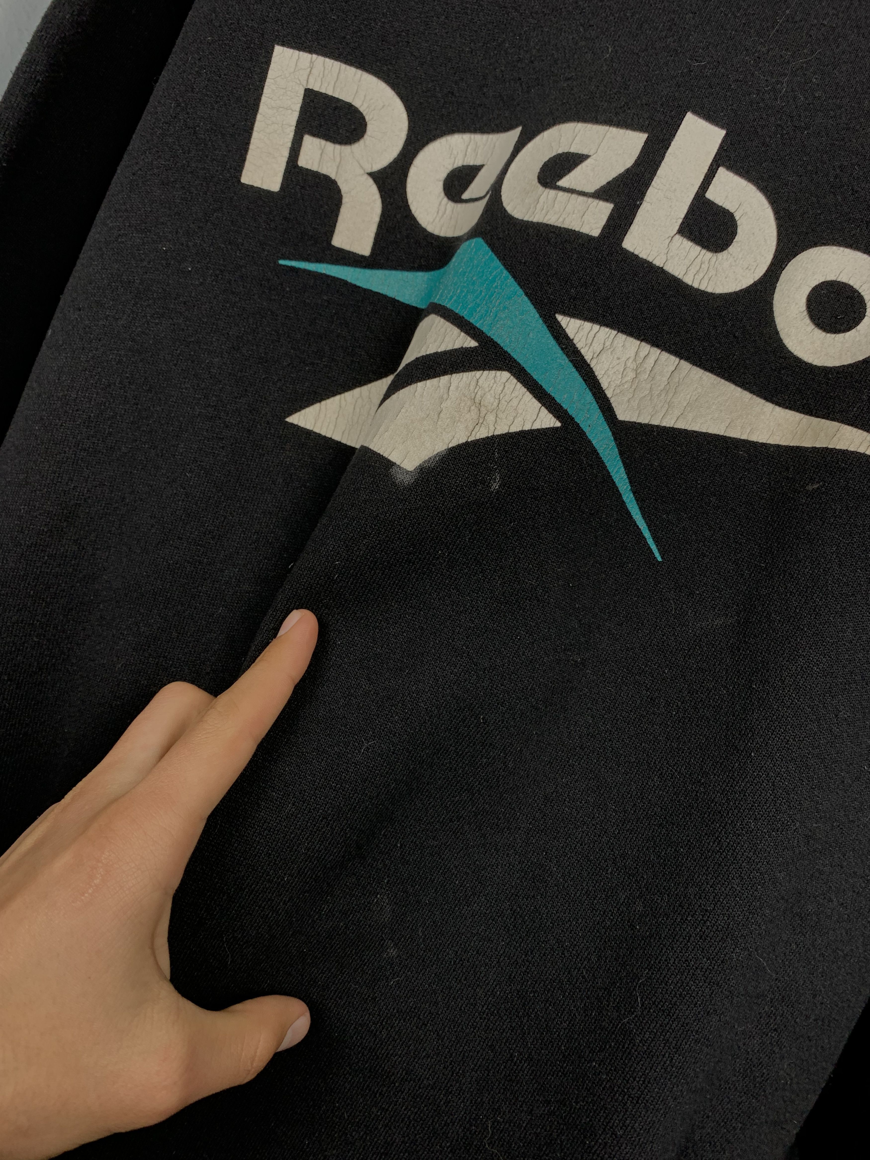 Reebok Reebok 90s Vintage Mens Sweatshirt Made in USA Size US XL / EU 56 / 4 - 3 Thumbnail