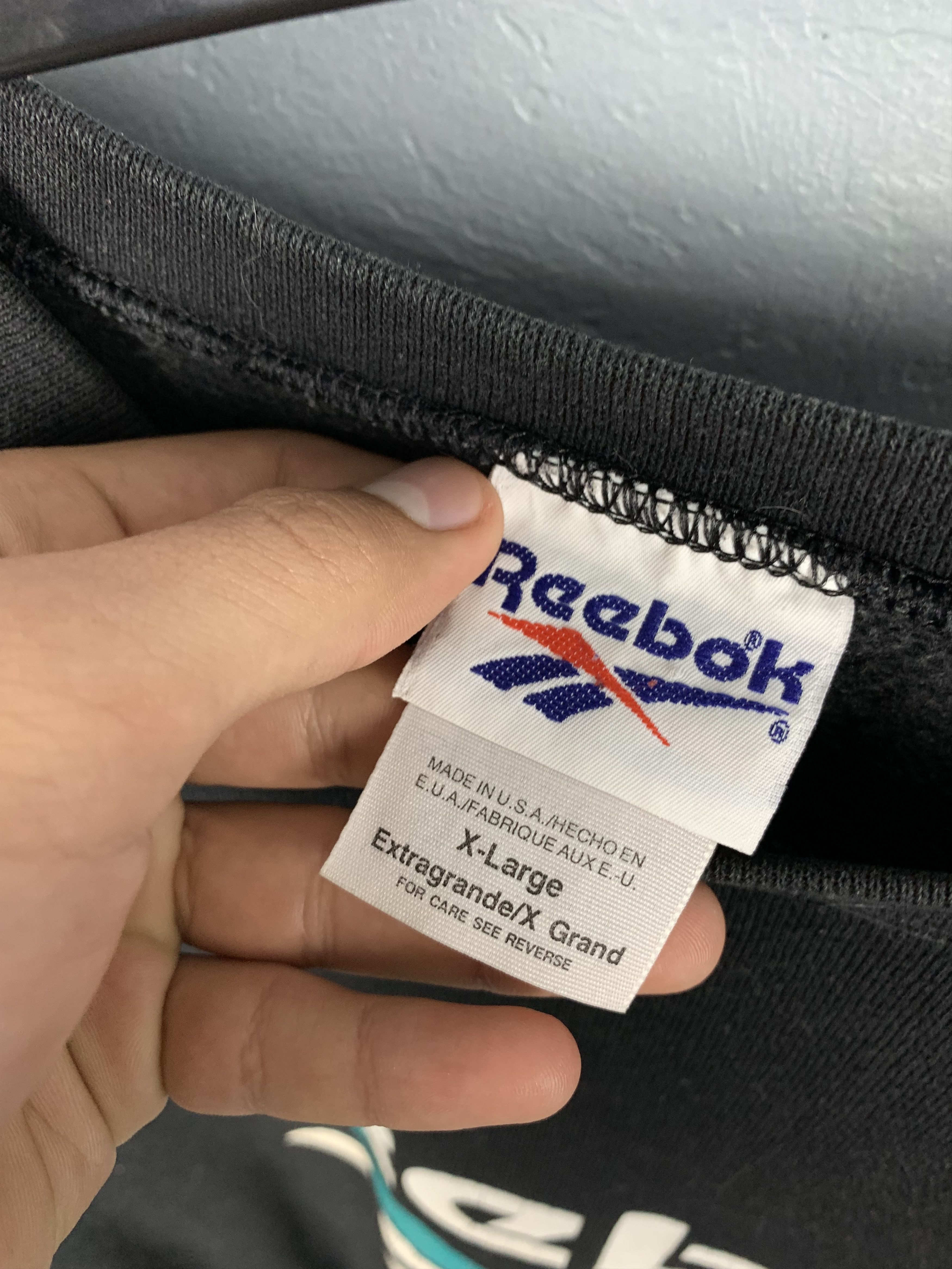 Reebok Reebok 90s Vintage Mens Sweatshirt Made in USA Size US XL / EU 56 / 4 - 4 Thumbnail