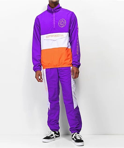 Golf Wang × Tyler The Creator OFWGKTA by Tyler the Creator purple orange anorak jacket Size US XL / EU 56 / 4 - 3 Thumbnail