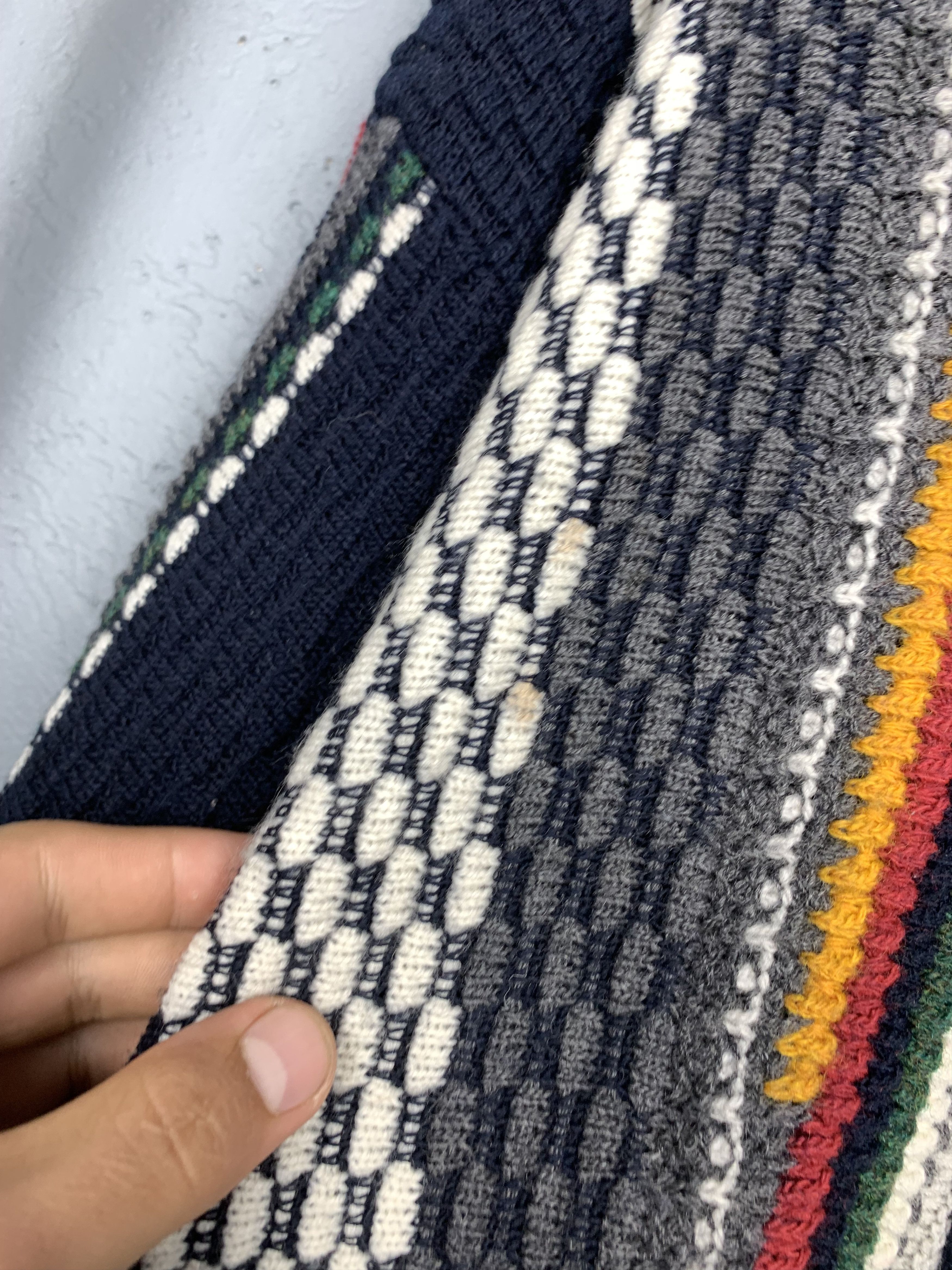 Vintage Vintage Coloured Cable Knit Sweater Coogi Style Size US XL / EU 56 / 4 - 4 Thumbnail