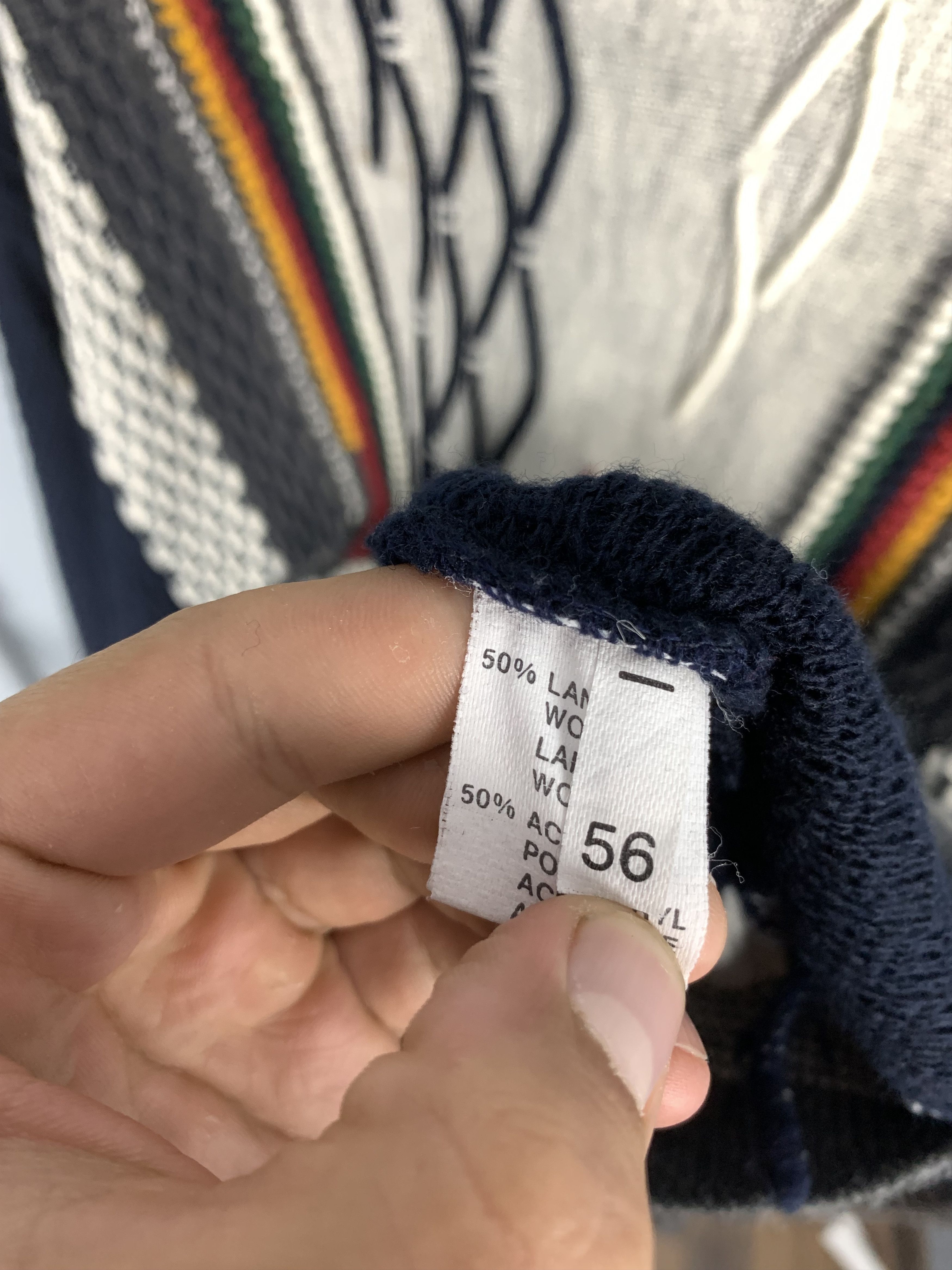 Vintage Vintage Coloured Cable Knit Sweater Coogi Style Size US XL / EU 56 / 4 - 6 Thumbnail