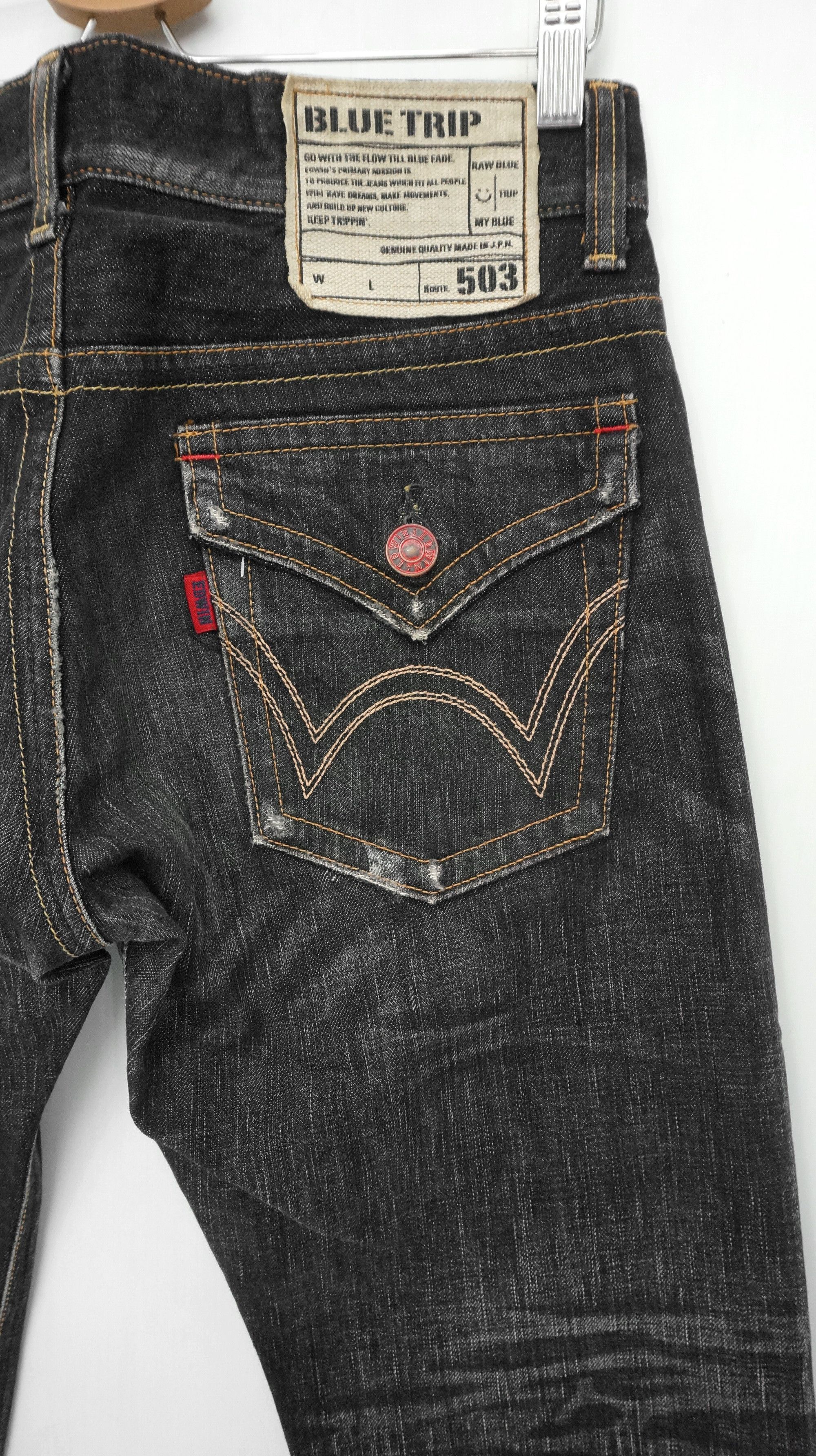 Edwin 🔥🔥 VINTAGE EDWIN MADE IN JAPAN 503 FLARED JEANS Size US 32 / EU 48 - 9 Thumbnail