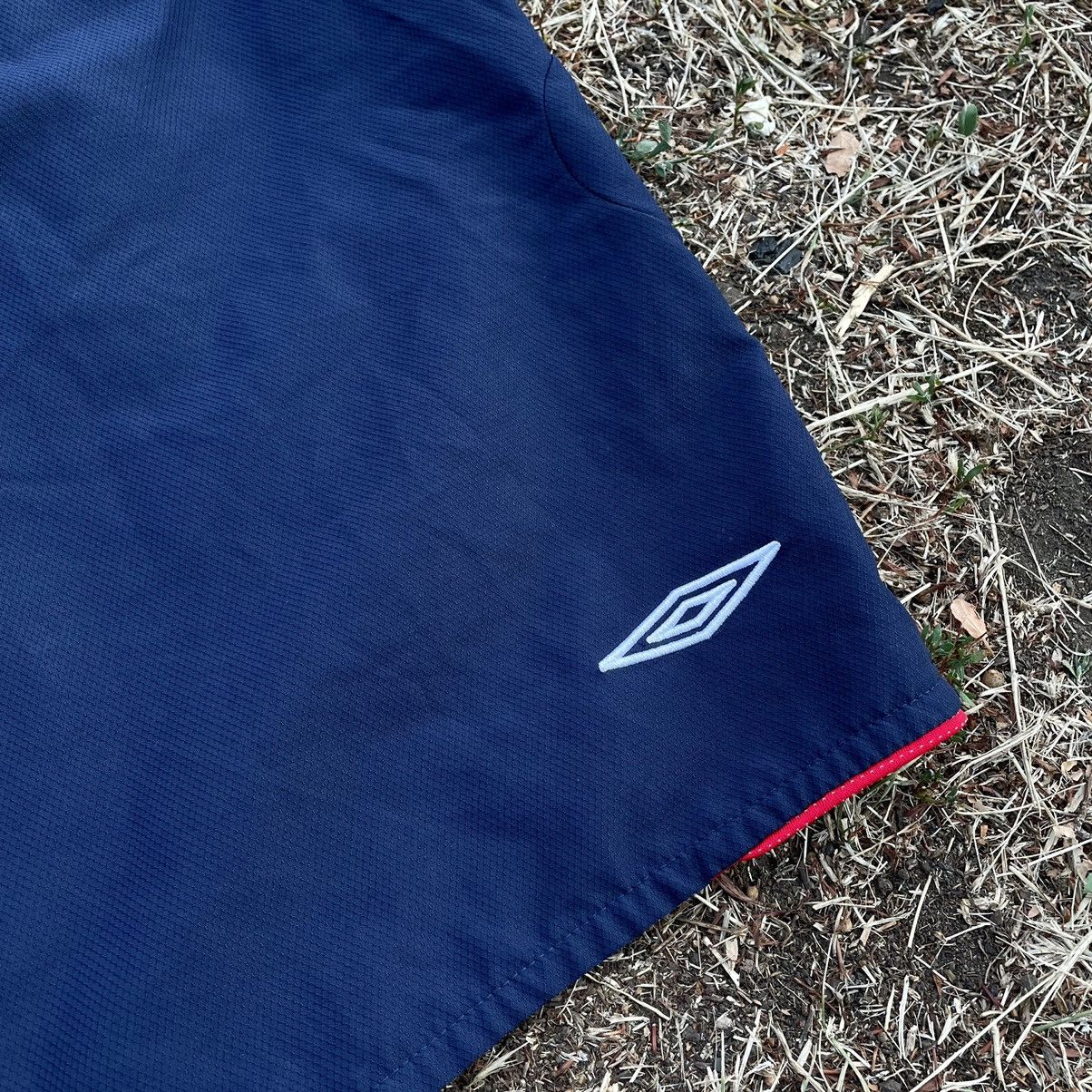 Vintage Vintage 90s Umbro Drill Shorts Streetwear Y2K Navy Boxy 34 Size US 34 / EU 50 - 4 Thumbnail