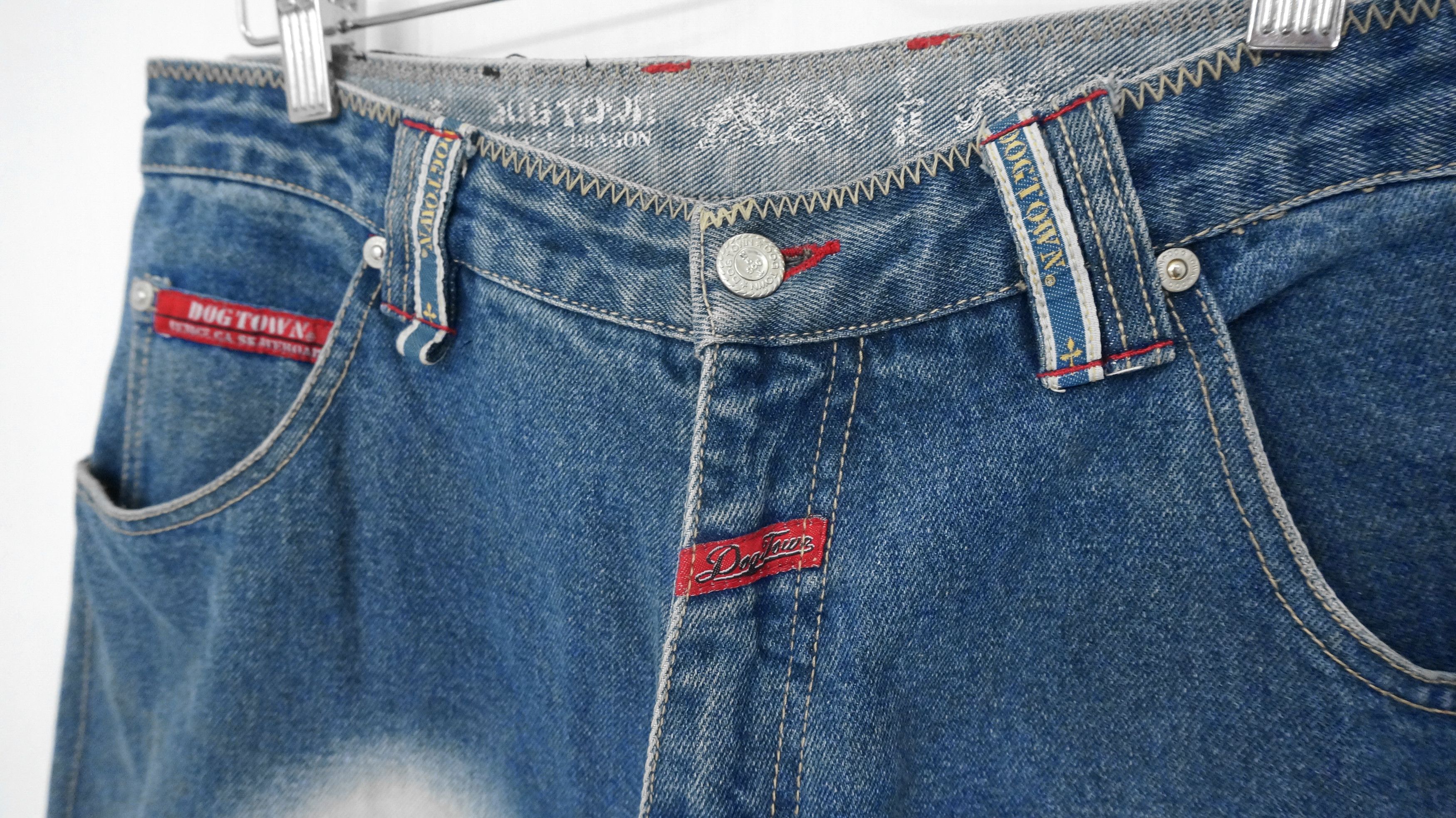 Dogtown 🔥 90s Vintage DOGTOWN Distressed Baggy Worn Jeans Size US 33 - 11 Thumbnail