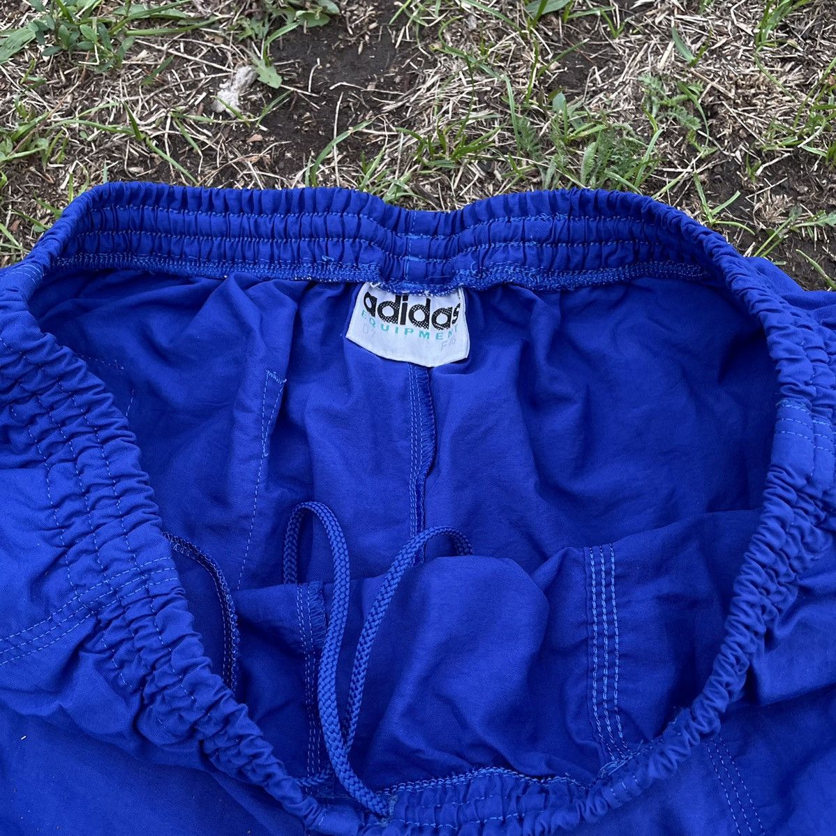 Vintage Vintage 90s Adidas Logo Shorts Streetwear Skate Blue Slim 34 Size US 34 / EU 50 - 4 Thumbnail