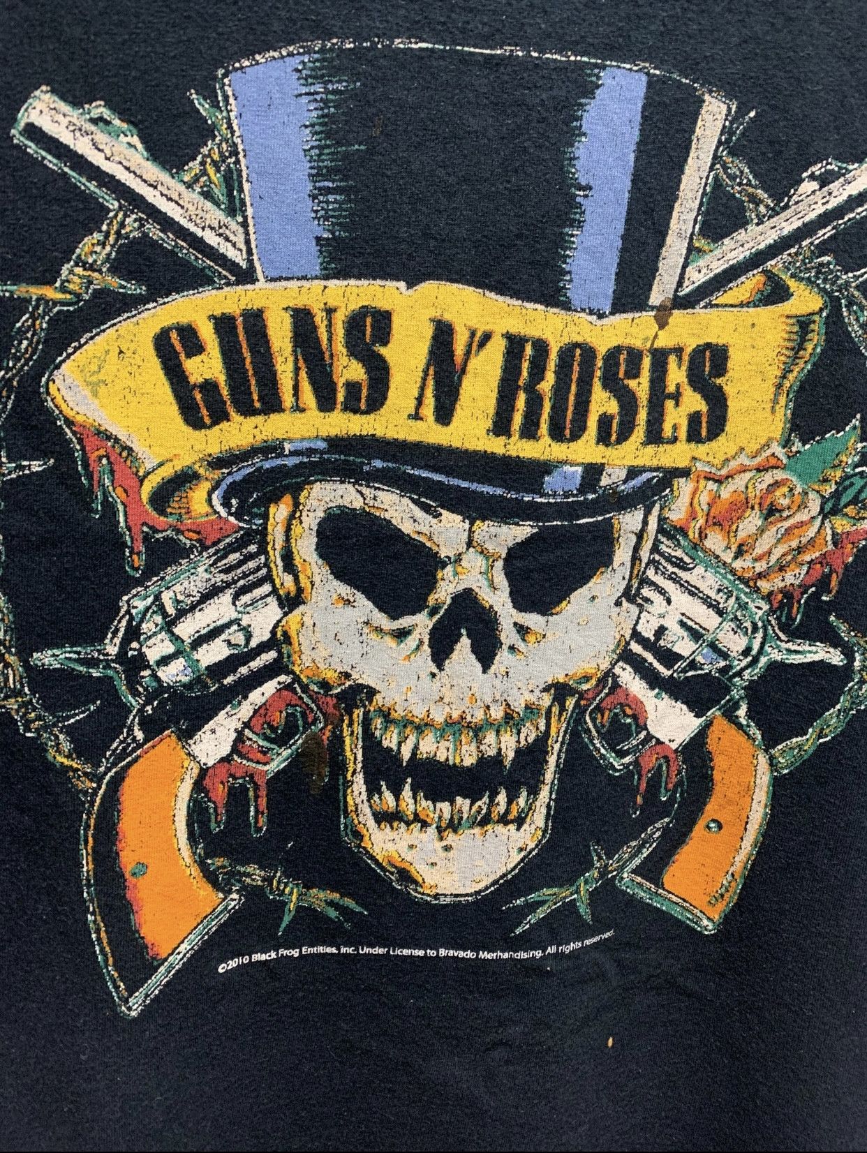 Band Tees Guns N Roses bands tee rock t-shirt black flag L 2010 Size US L / EU 52-54 / 3 - 2 Thumbnail