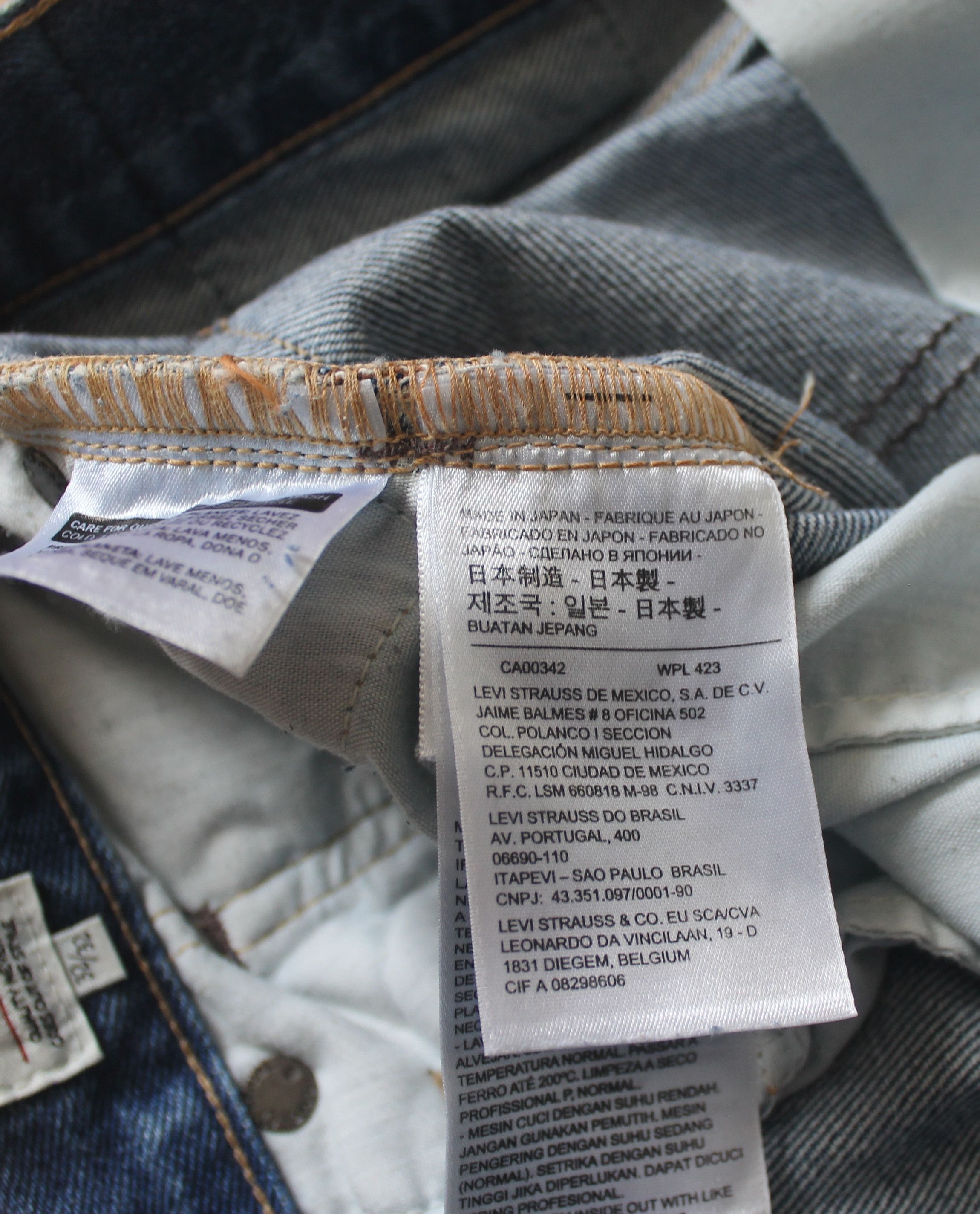 Levi's Levi's 502 Made & Crafted Japan Selvedge Tapered Jean Size US 32 / EU 48 - 10 Thumbnail