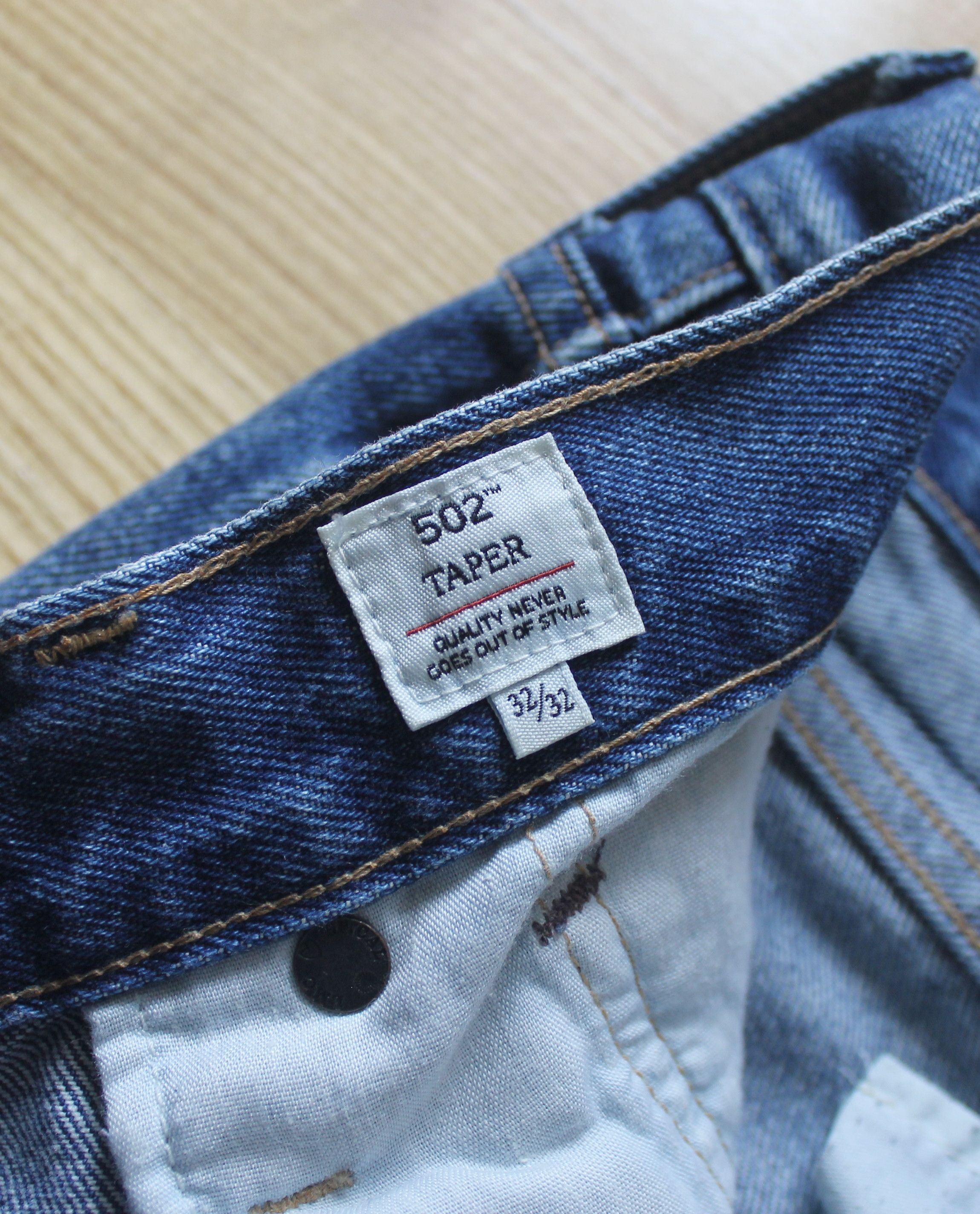 Levi's Levi's 502 Made & Crafted Japan Selvedge Tapered Jean Size US 32 / EU 48 - 9 Thumbnail