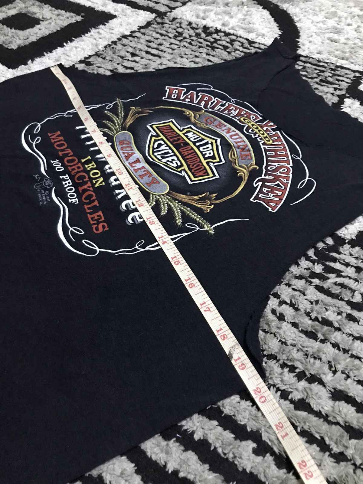 Harley Davidson × Vintage Vintage 80s 3d harley davidson tee Size US M / EU 48-50 / 2 - 6 Thumbnail