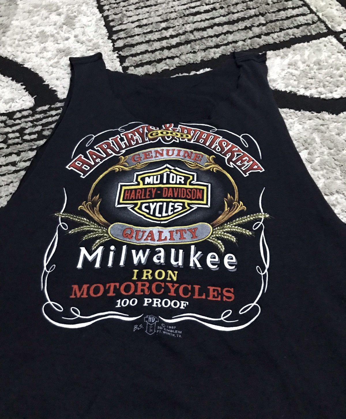 Harley Davidson × Vintage Vintage 80s 3d harley davidson tee Size US M / EU 48-50 / 2 - 3 Thumbnail