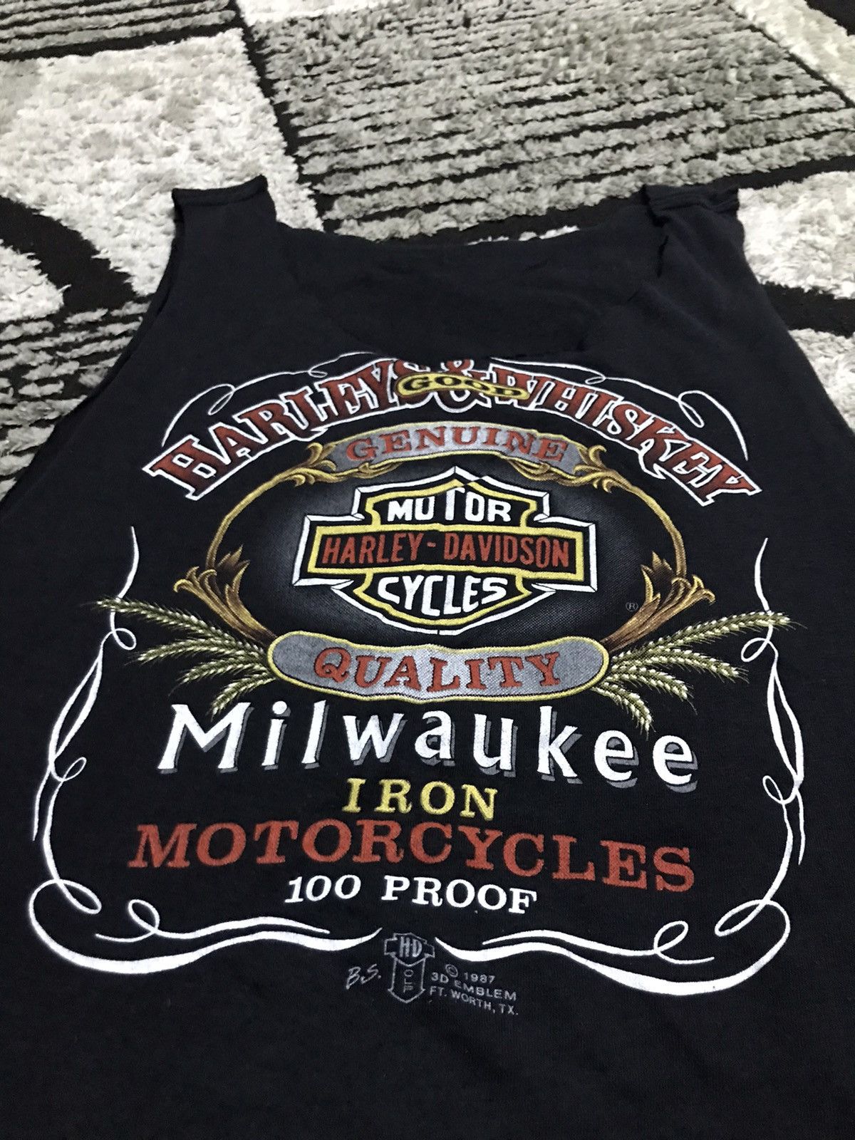 Harley Davidson × Vintage Vintage 80s 3d harley davidson tee Size US M / EU 48-50 / 2 - 1 Thumbnail