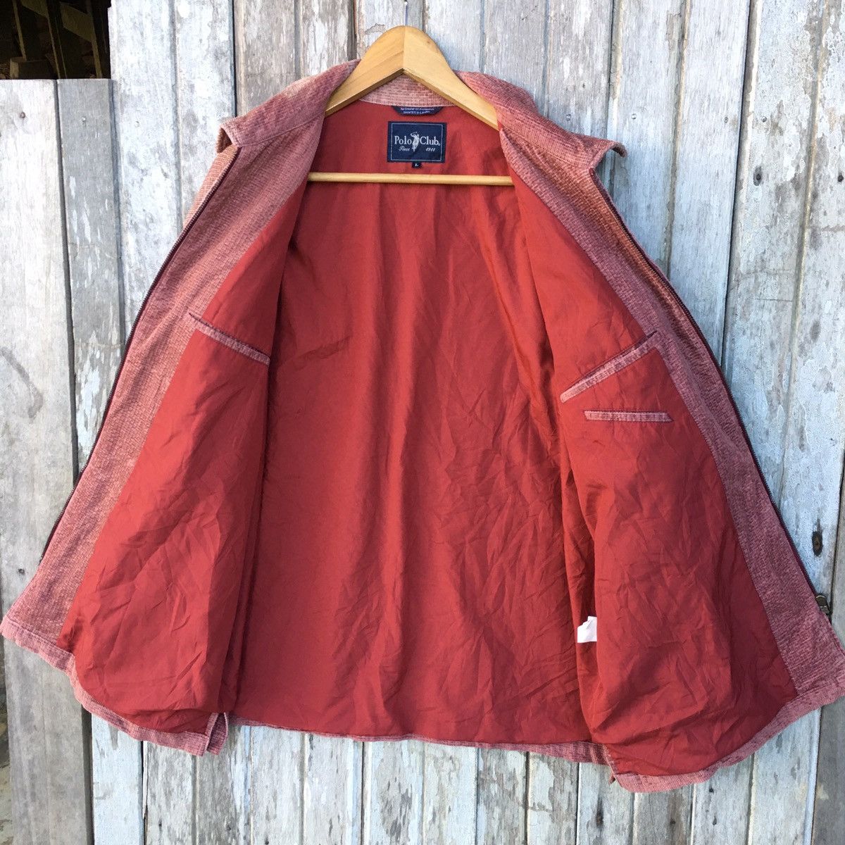 Beverly Hills Polo Club Thrashed Faded Vintage 90s Polo Club ERD GRUNGE JACKET Size US L / EU 52-54 / 3 - 5 Thumbnail