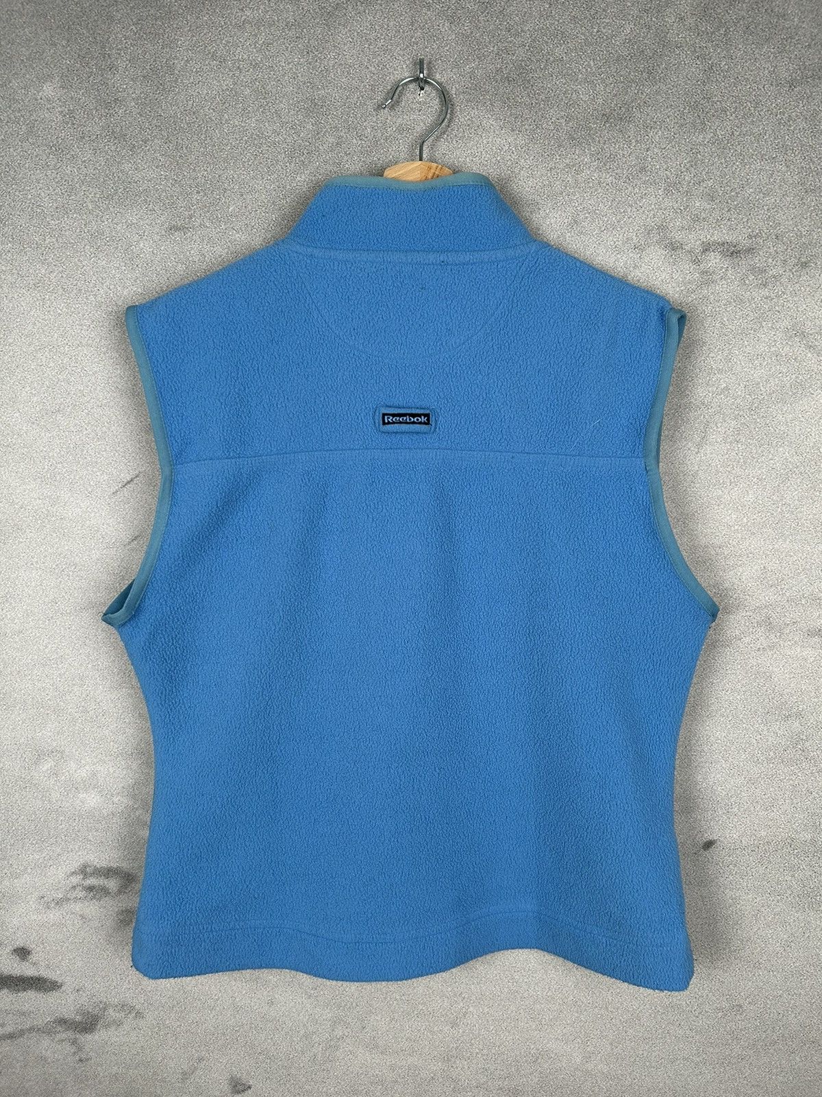 Reebok Vintage Reebok Fleece Vest Baby Blue Retro 90s Size US M / EU 48-50 / 2 - 4 Thumbnail
