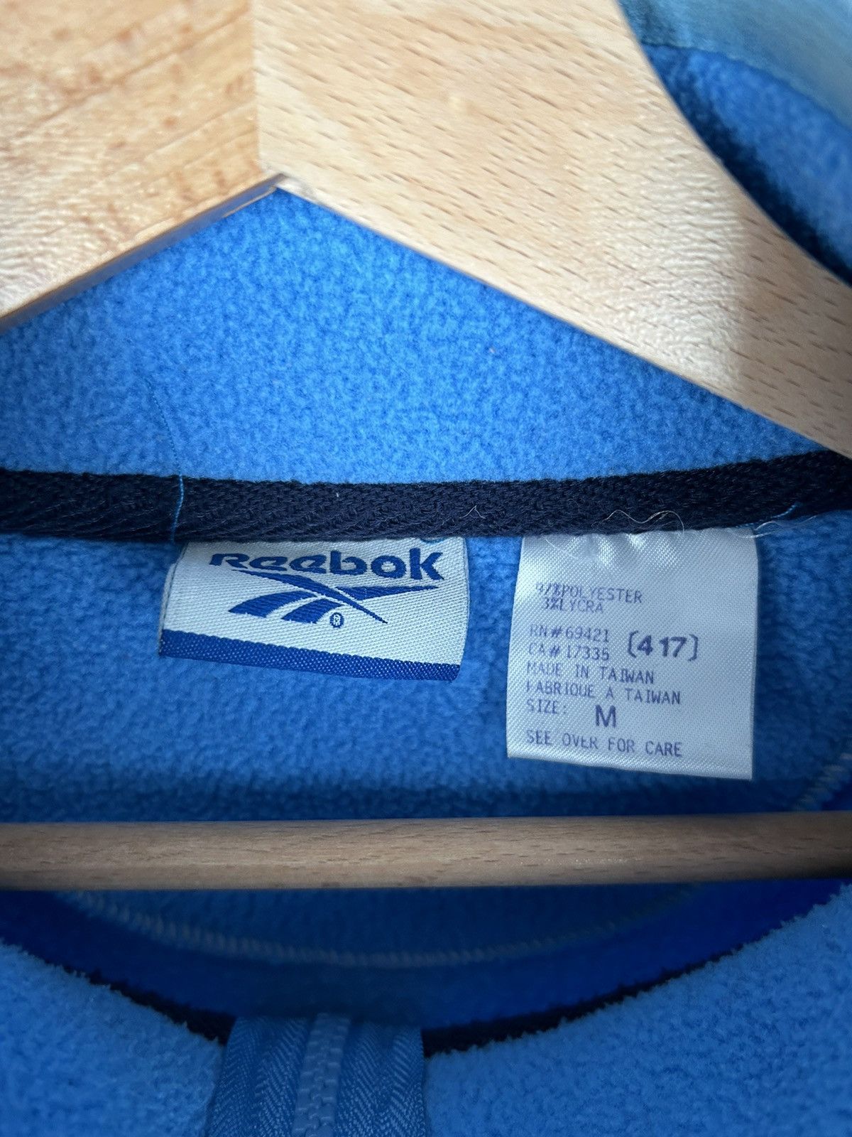 Reebok Vintage Reebok Fleece Vest Baby Blue Retro 90s Size US M / EU 48-50 / 2 - 5 Thumbnail