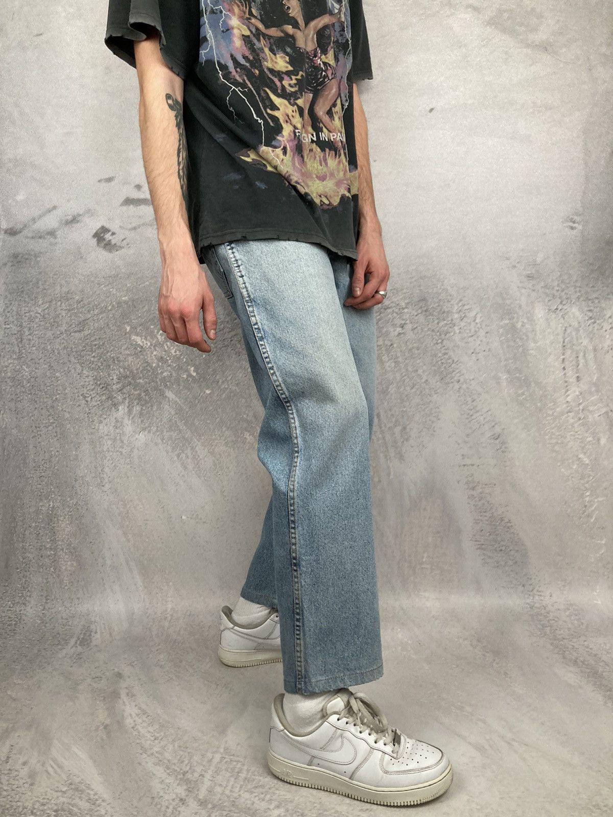 Vintage Vintage Wrangler Blue Classic Denim Pants 90s Size US 34 / EU 50 - 3 Thumbnail