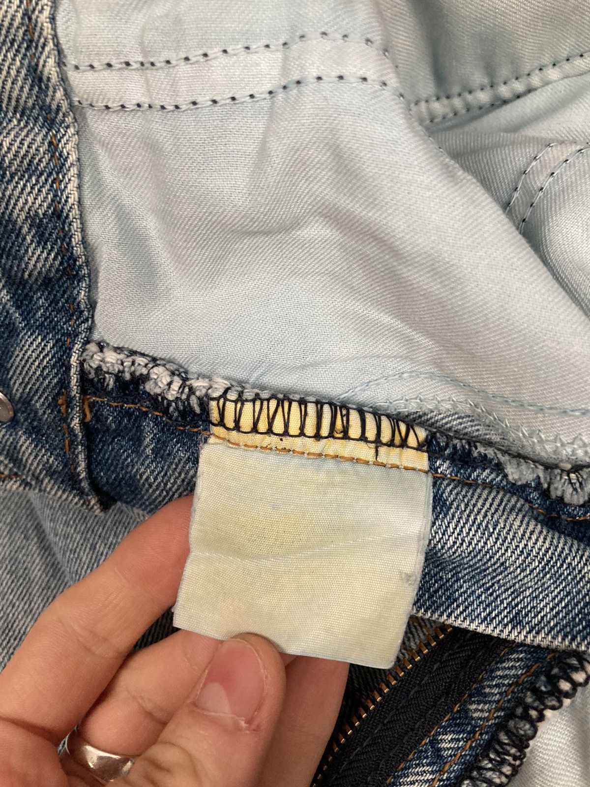 Vintage Vintage Wrangler Blue Classic Denim Pants 90s Size US 34 / EU 50 - 6 Thumbnail