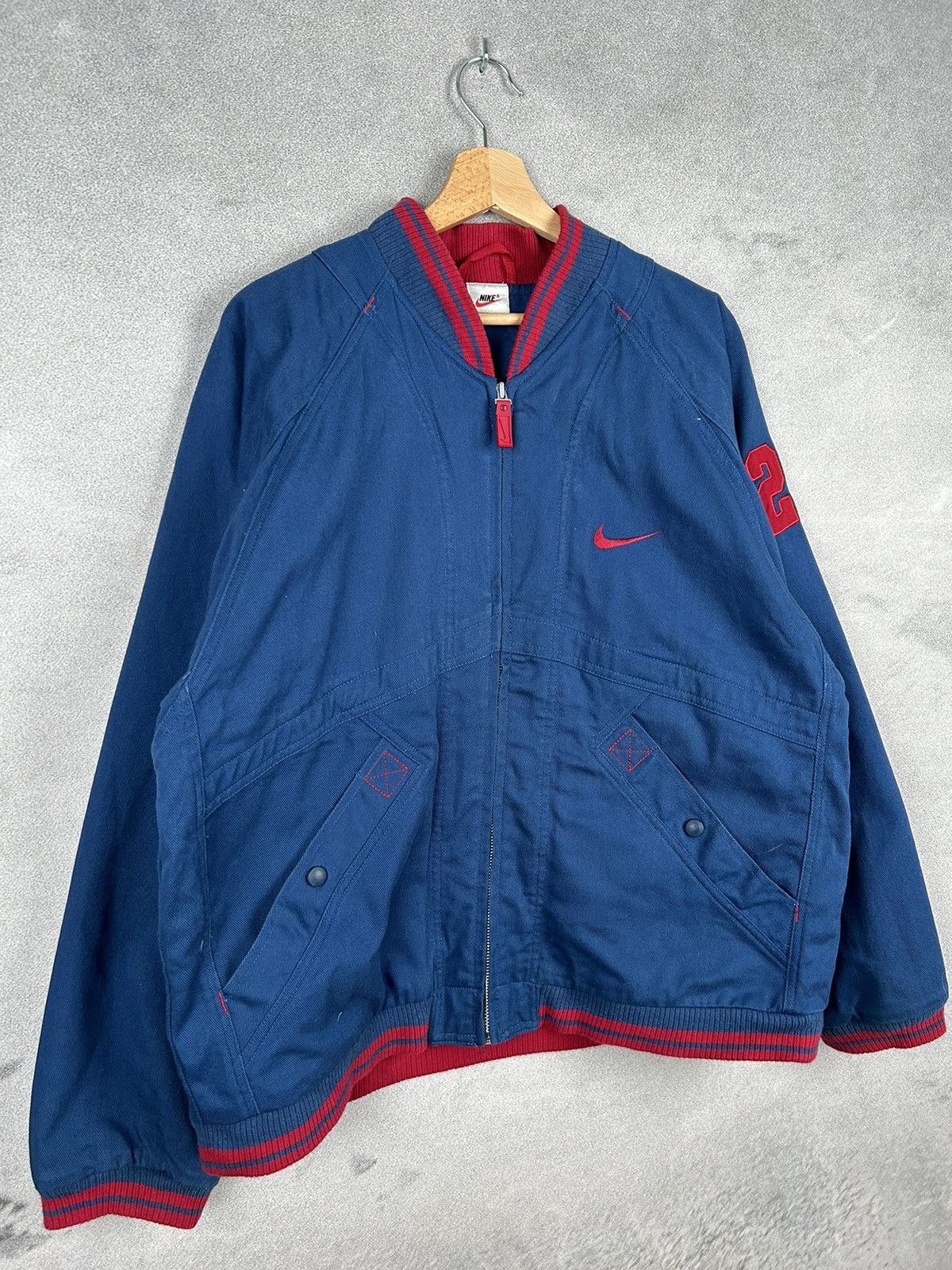 Nike Vintage 90s Nike Big Logo Swoosh Spellout Rare Streetwear Size US M / EU 48-50 / 2 - 7 Thumbnail
