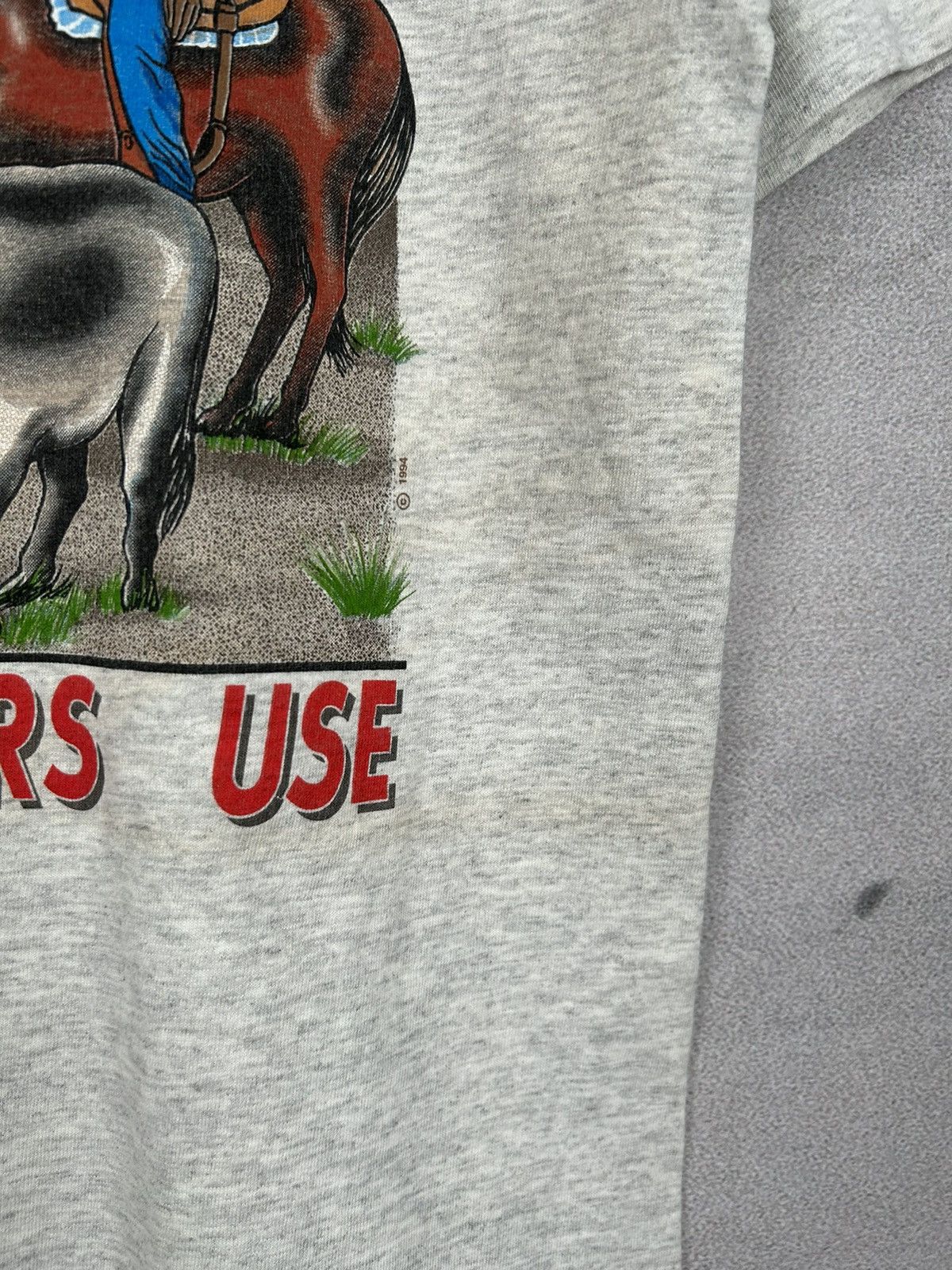 Vintage Vintage Wranger 1994 Rare Cowboy Horse Comedy Humor Tee Size US M / EU 48-50 / 2 - 7 Thumbnail