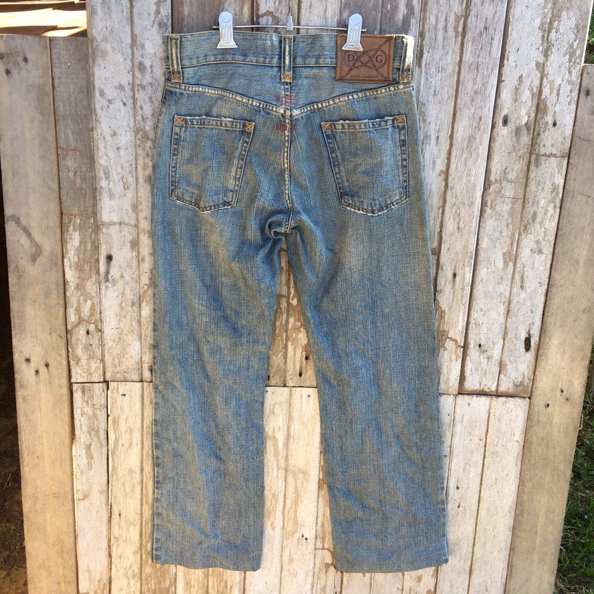 Dolce & Gabbana Thrashed Vintage Dolce & Gabbana DISTRESSED ERD GRUNGE JEANS Size US 33 - 1 Thumbnail