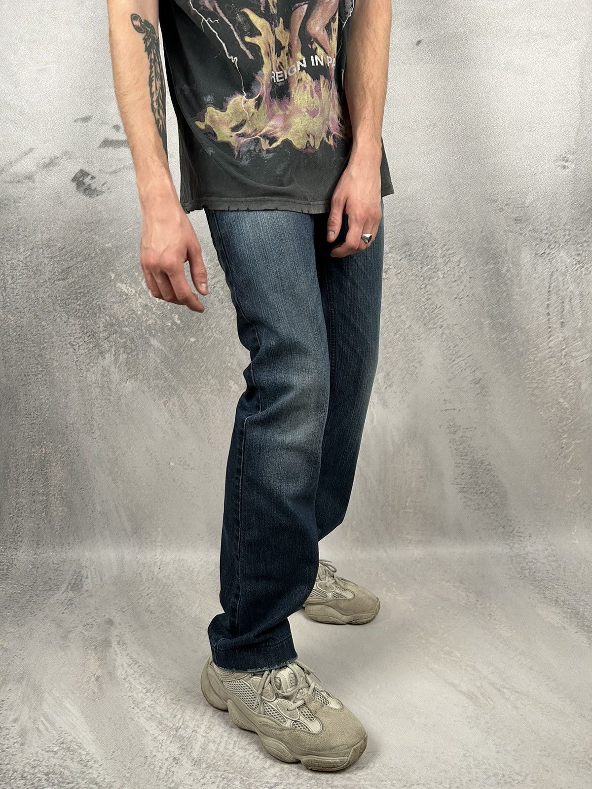 Designer Vintage Dolce & Gabbana Denim Pants Designer 90s Luxury Size US 30 / EU 46 - 2 Thumbnail