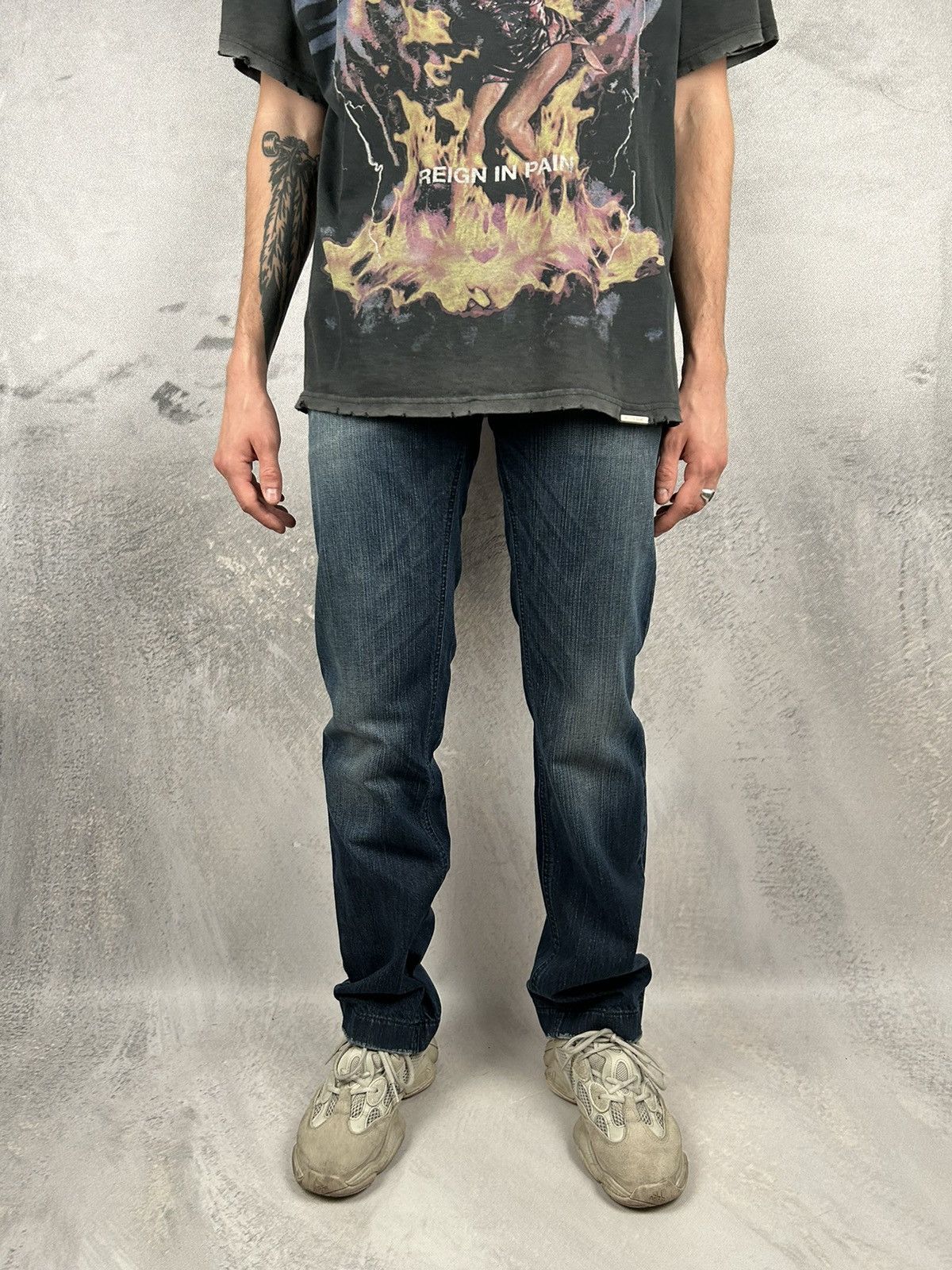 Designer Vintage Dolce & Gabbana Denim Pants Designer 90s Luxury Size US 30 / EU 46 - 3 Thumbnail