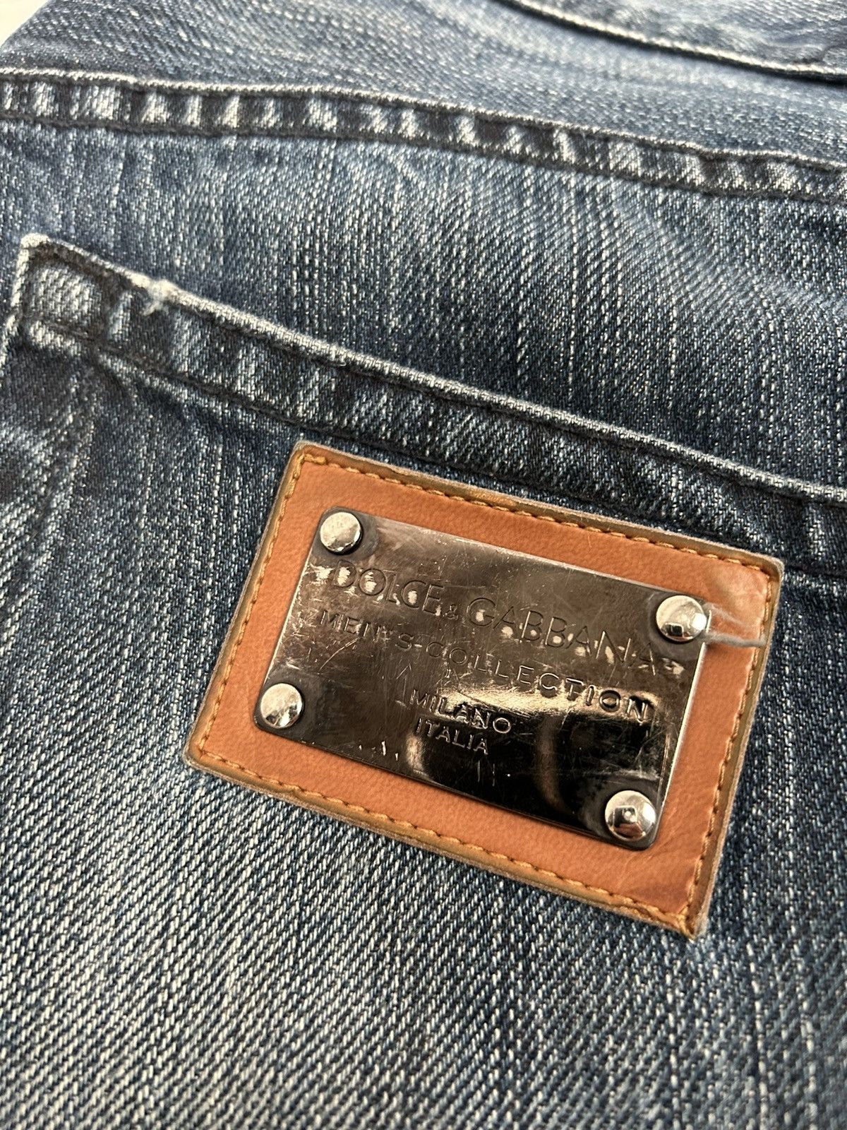 Designer Vintage Dolce & Gabbana Denim Pants Designer 90s Luxury Size US 30 / EU 46 - 6 Thumbnail