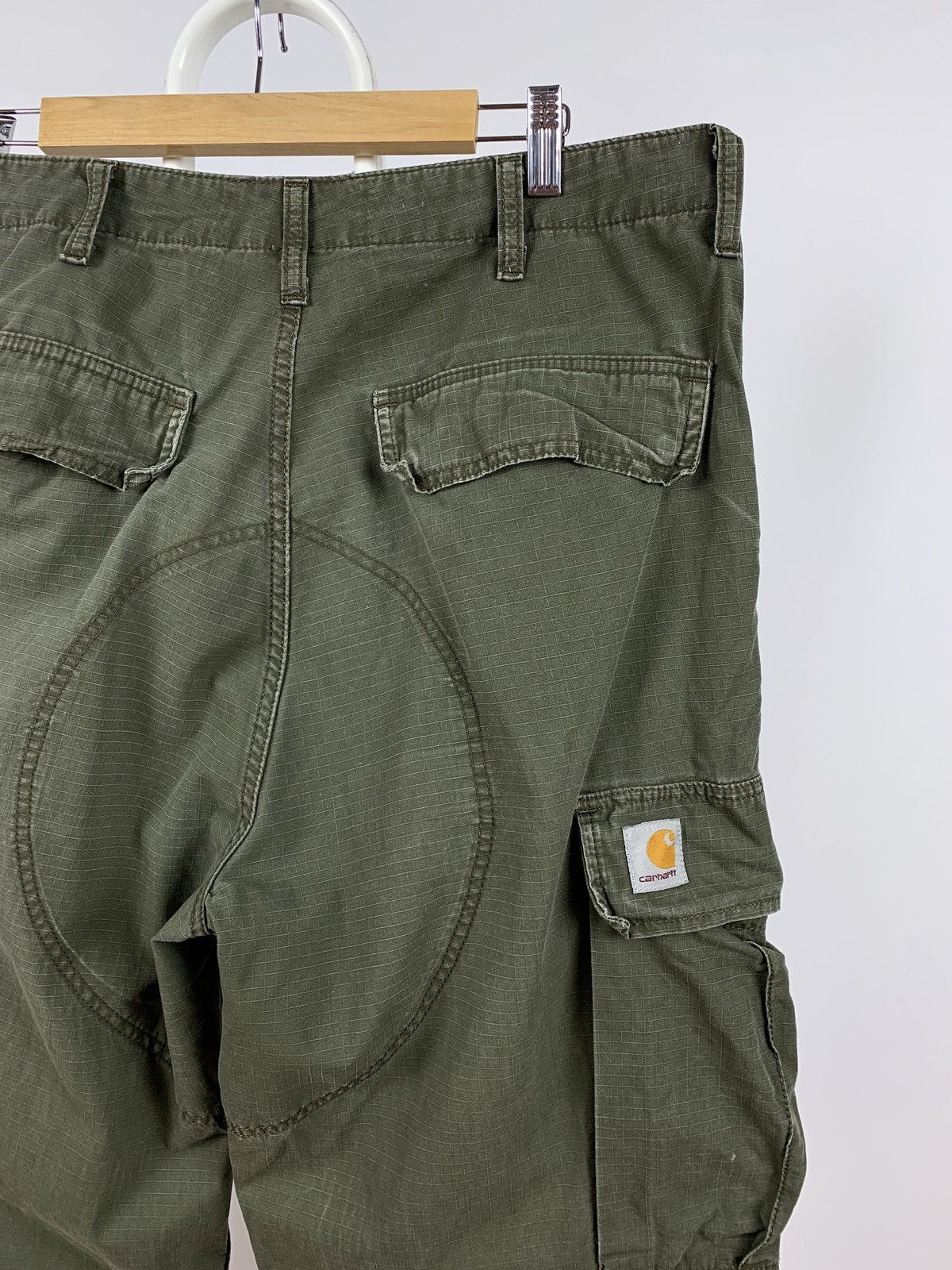 Carhartt Vintage Carhartt Khaki Cargo Pants Travis Style Size US 34 / EU 50 - 10 Thumbnail