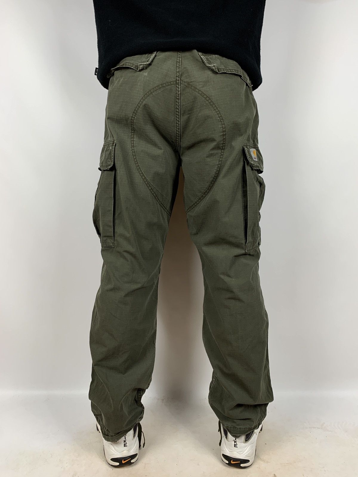 Carhartt Vintage Carhartt Khaki Cargo Pants Travis Style Size US 34 / EU 50 - 2 Thumbnail